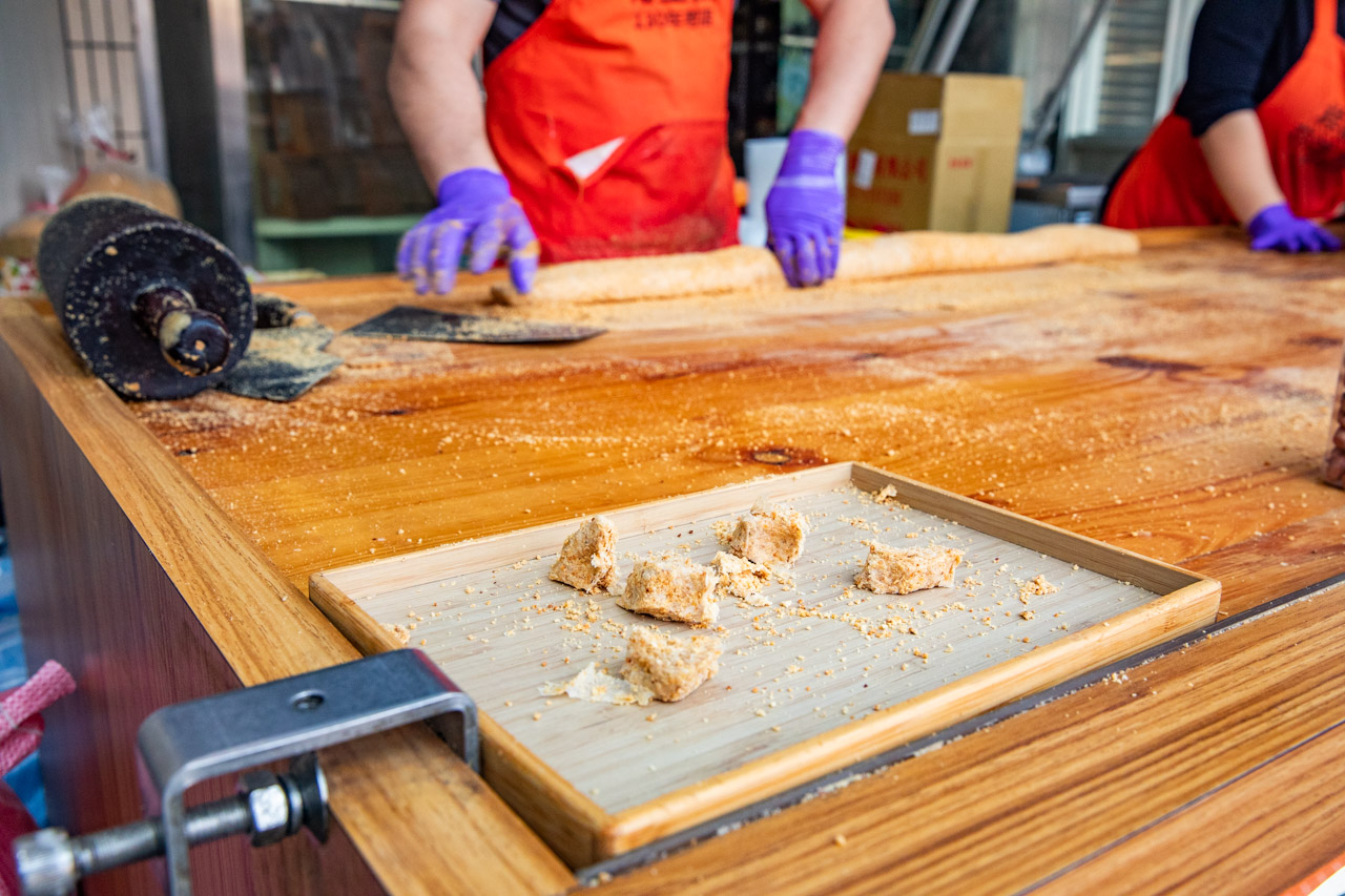 北港朝天宮美食,祥記花生酥