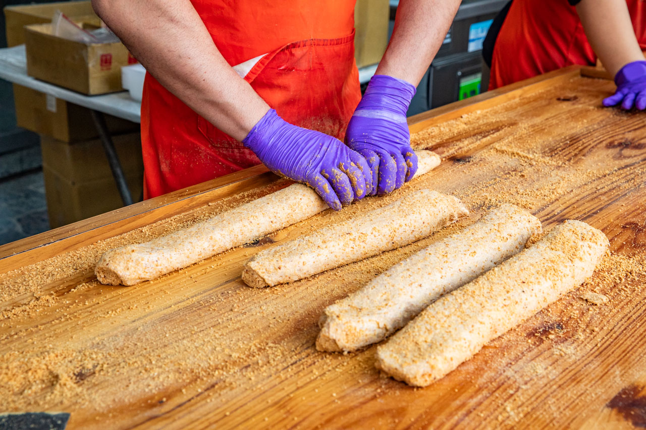 北港朝天宮美食,祥記花生酥