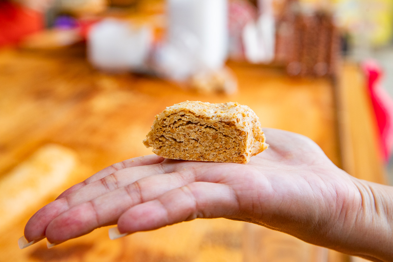 北港朝天宮美食,祥記花生酥