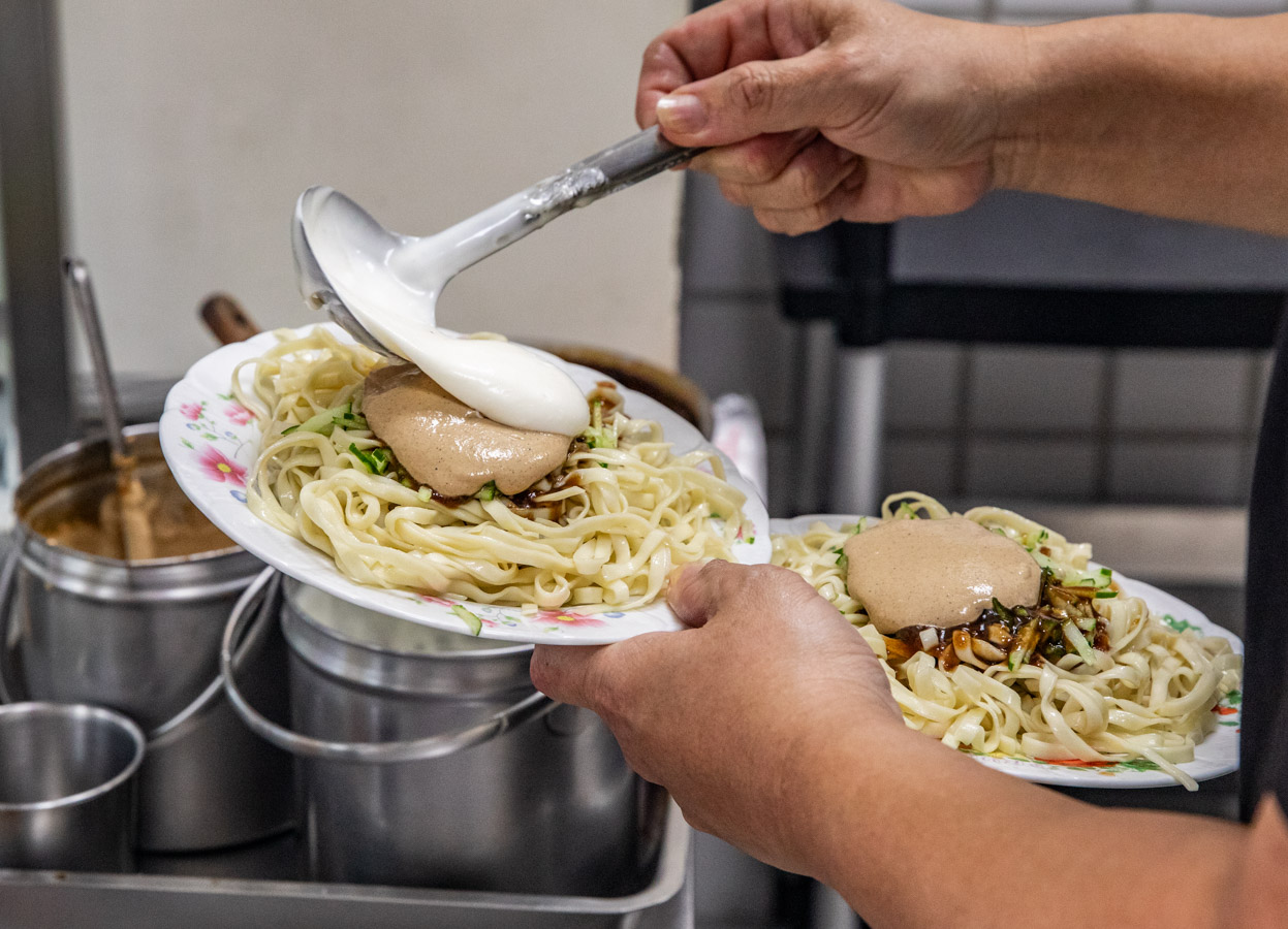 嘉義美食,公園老店涼麵