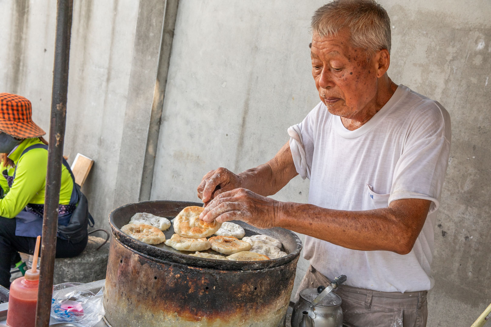 彰化煎餅,彰化美食,彰化小吃,員林小吃,員林美食,員林煎餅,火雲掌伯豆標 @大手牽小手。玩樂趣