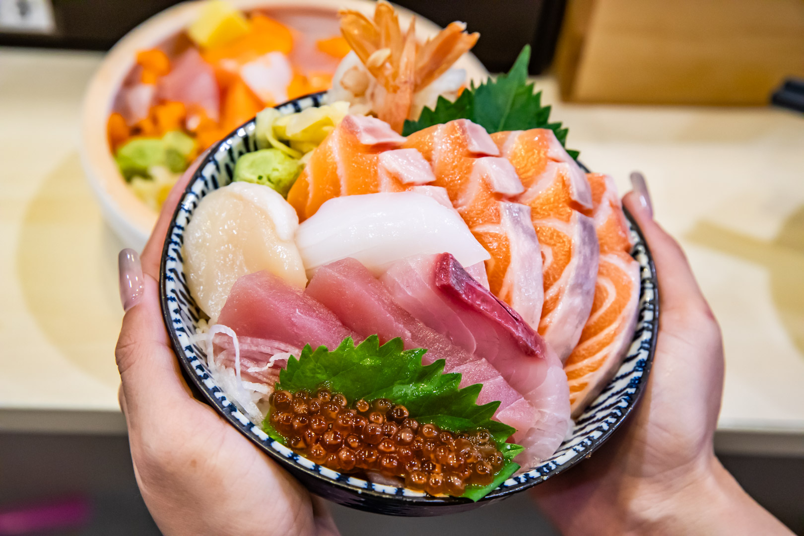 桃園生魚片,南崁生魚片,南崁生魚片丼飯,胖桑日式料理,桃園美食,南崁美食 @大手牽小手。玩樂趣
