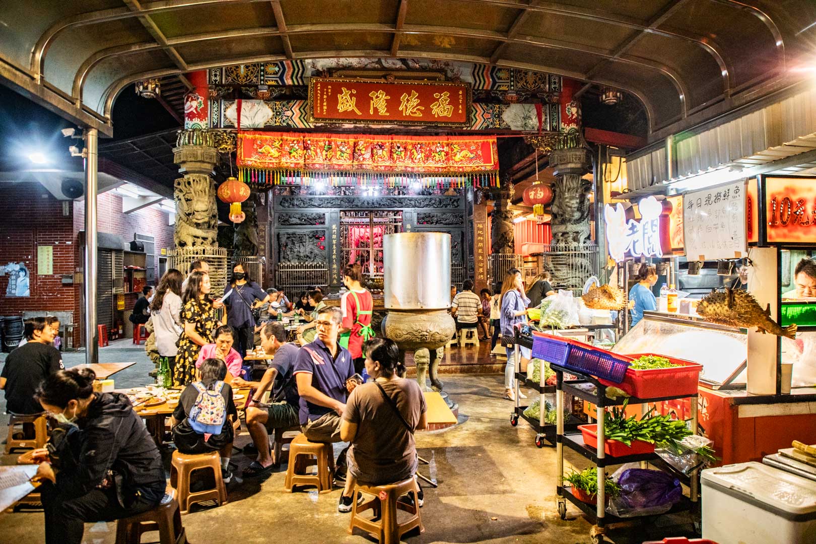 中壢美食,桃園美食,桃園快炒,桃園熱炒,中壢快炒,福龍宮廟口快炒,中壢百元快炒 @大手牽小手。玩樂趣