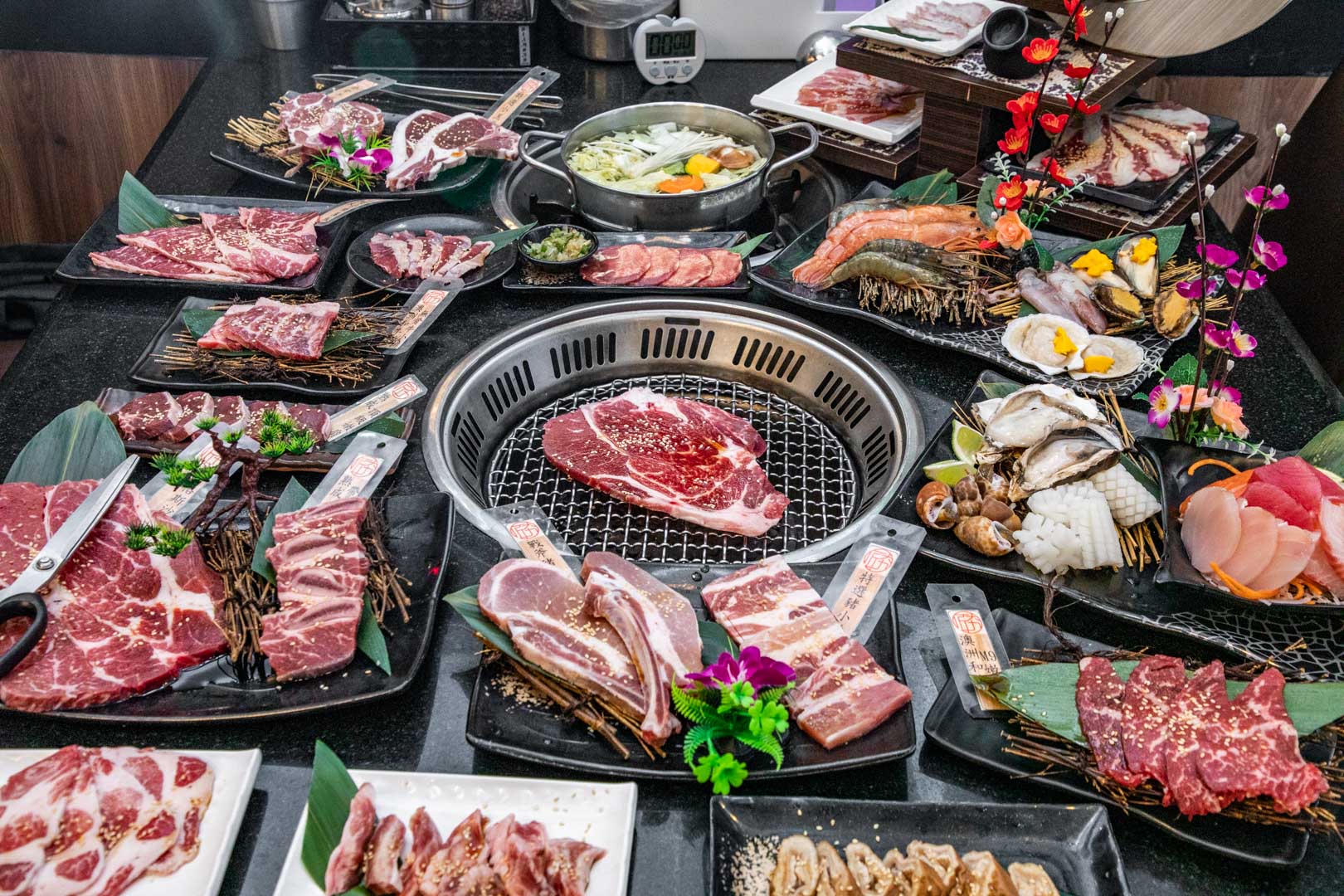 桃園烤肉,桃園燒肉吃到飽,桃園美食,桃園聚餐,桃園吃到飽,桃園生魚片吃到飽,匠夯日式燒肉 @大手牽小手。玩樂趣