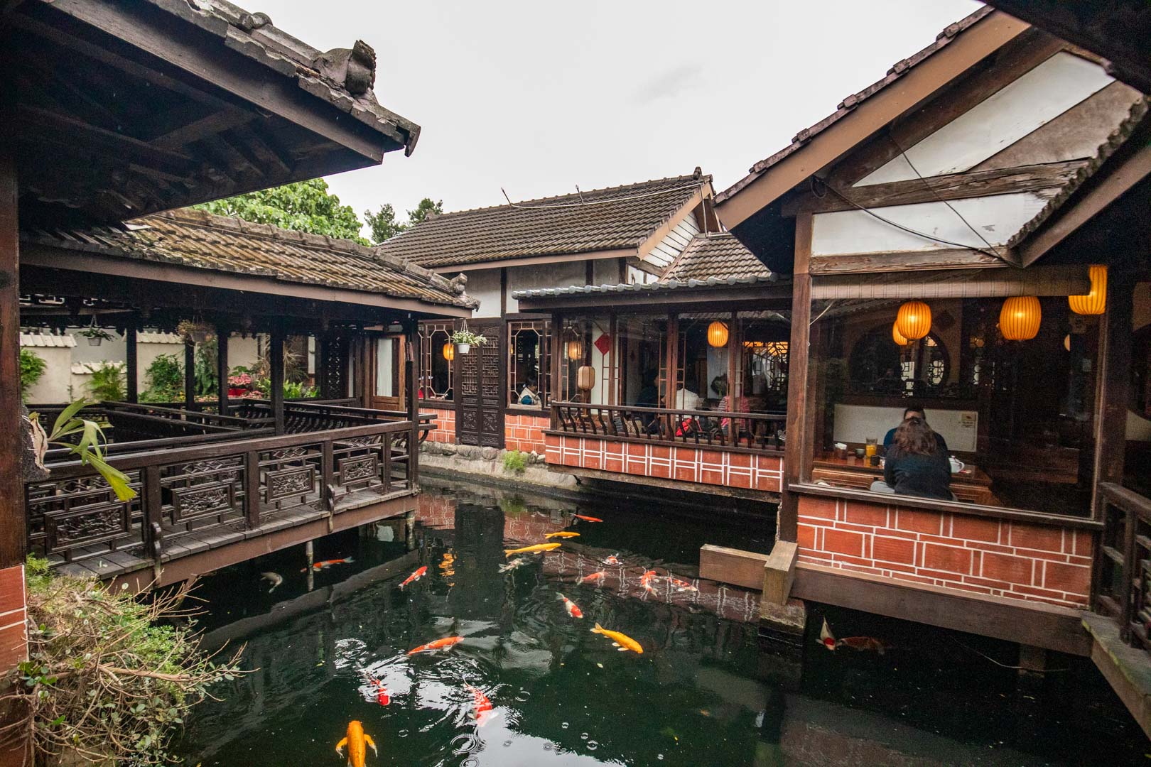 中壢美食,中壢景觀餐廳,友竹居茶藝館 @大手牽小手。玩樂趣
