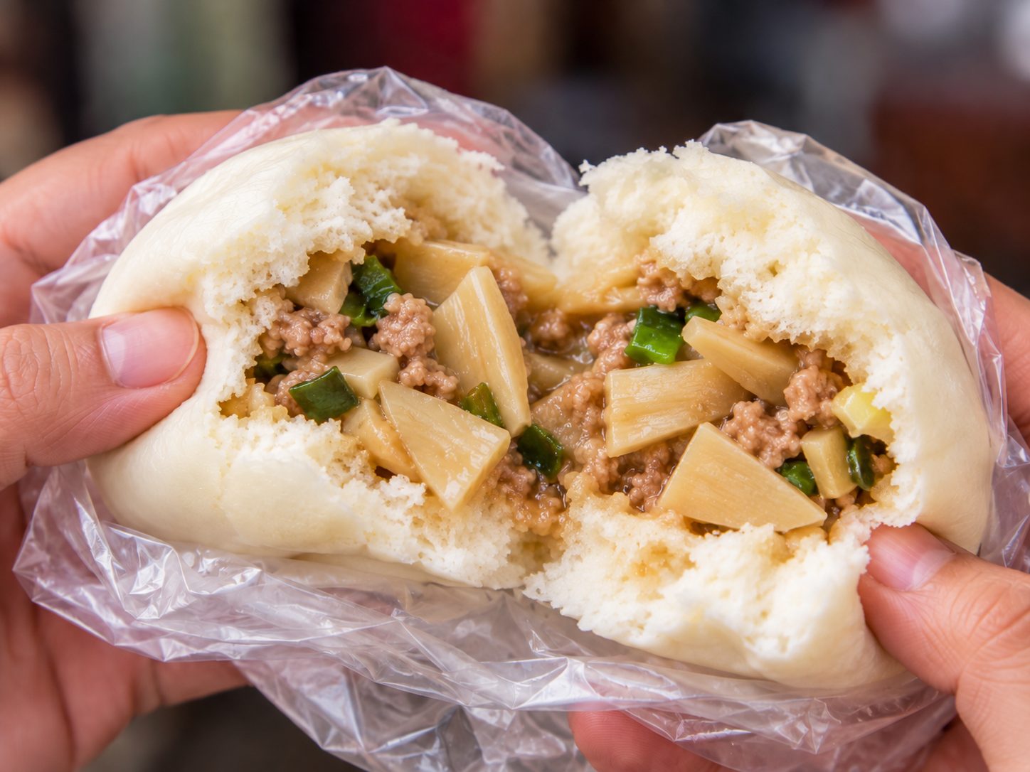 淡水美食,福星阿嬤的筍肉包