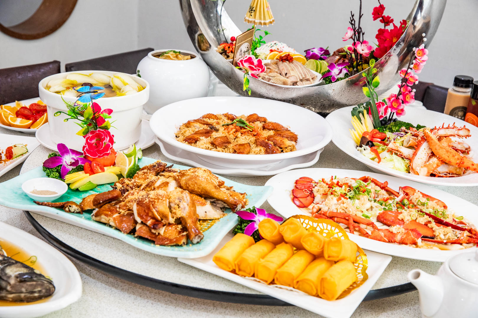 台北母親節聚餐,母節節餐廳推薦,新店美食,新店聚餐,宸軒園粵菜海鮮中興店 @大手牽小手。玩樂趣