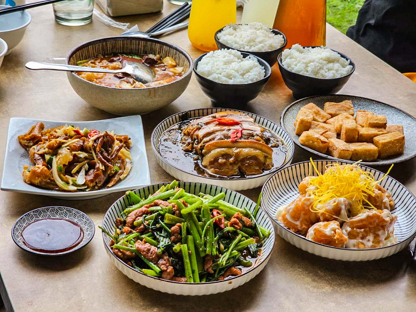 台中美食,台中寵物友善餐廳,野沐私房菜,台中快炒,台中親子餐廳 @大手牽小手。玩樂趣