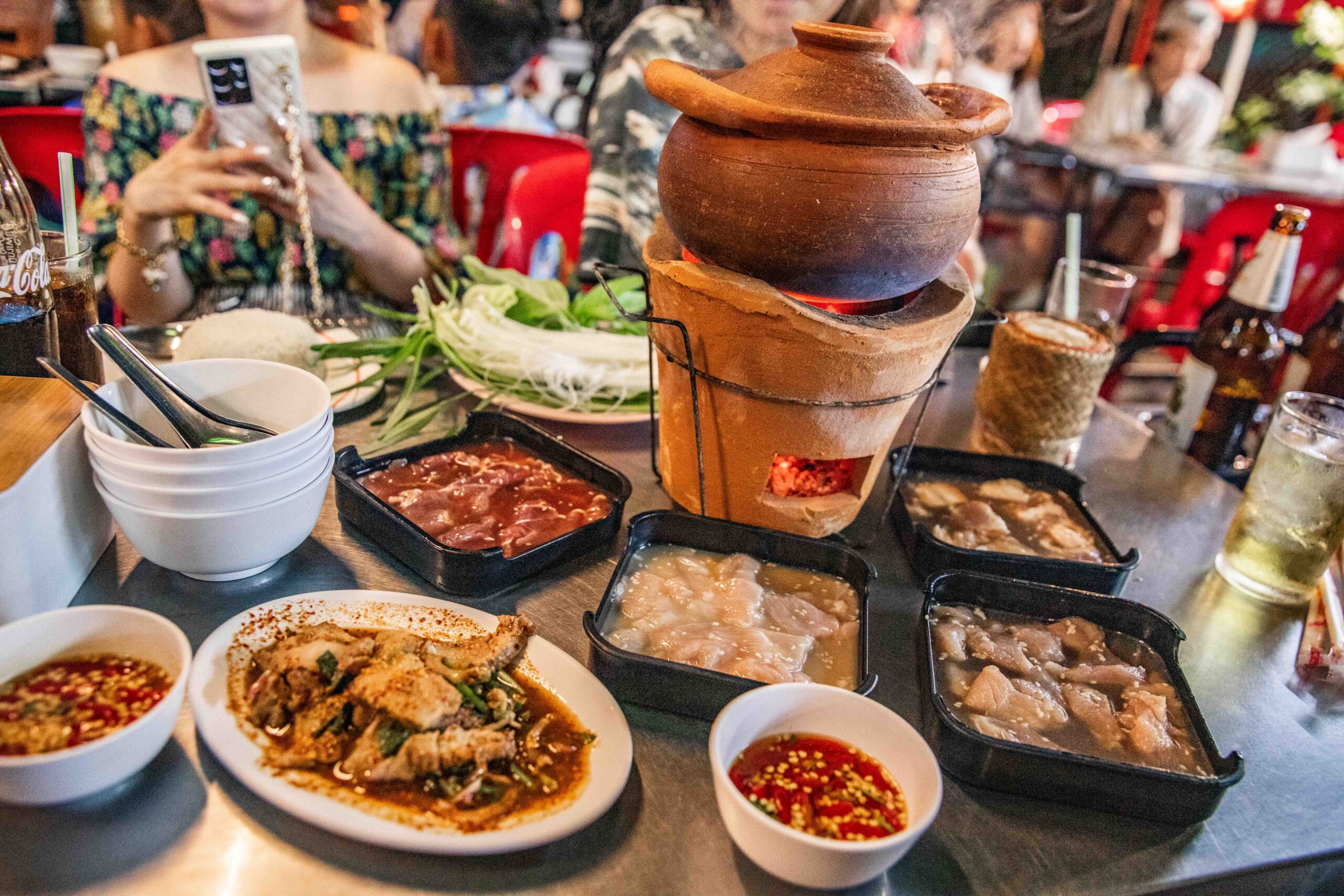 曼谷美食,曼谷陶罐火鍋,Chim Chum Suthiporn