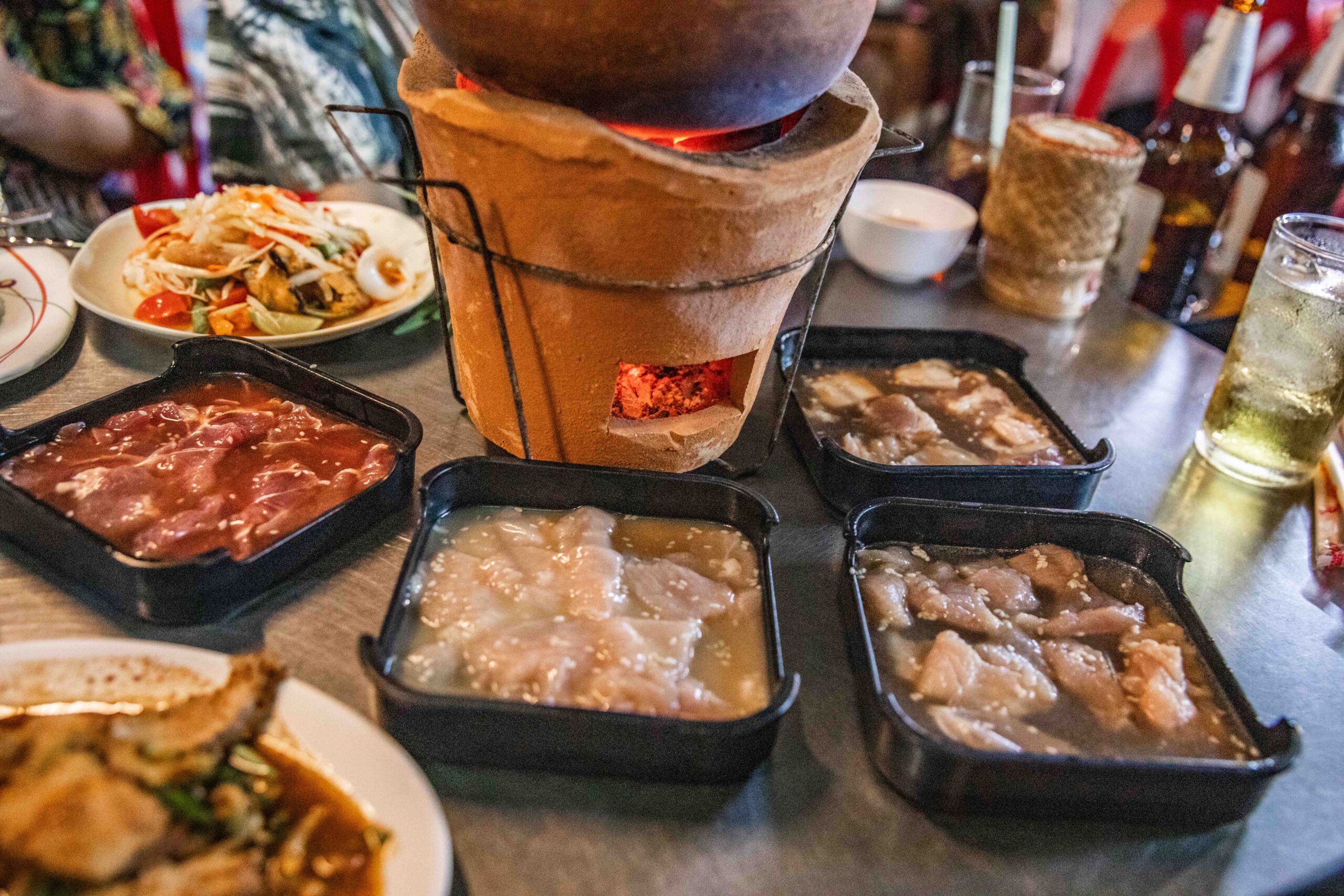 曼谷美食,曼谷陶罐火鍋,Chim Chum Suthiporn