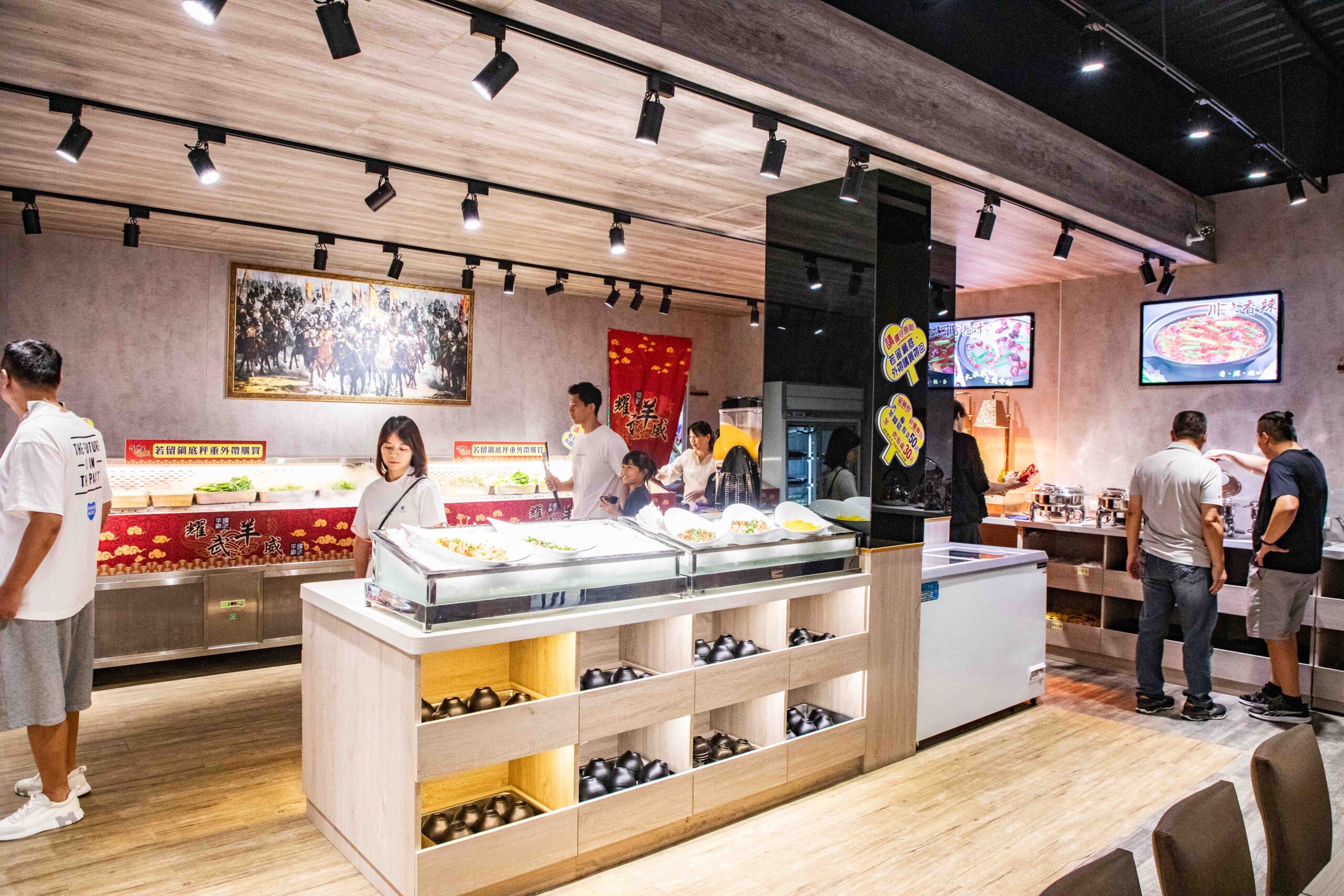 桃園羊肉爐吃到飽,耀武羊威平鎮店