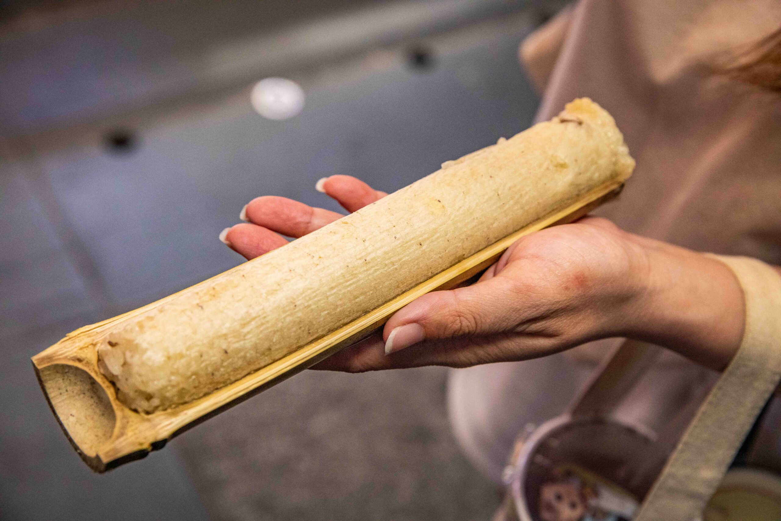 東大門夜市美食,原香嘟論竹筒飯