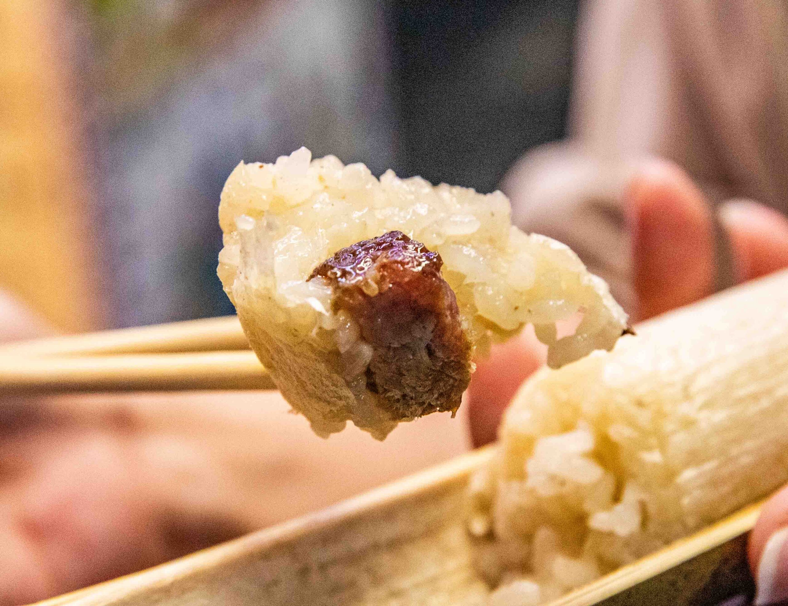 東大門夜市美食,原香嘟論竹筒飯
