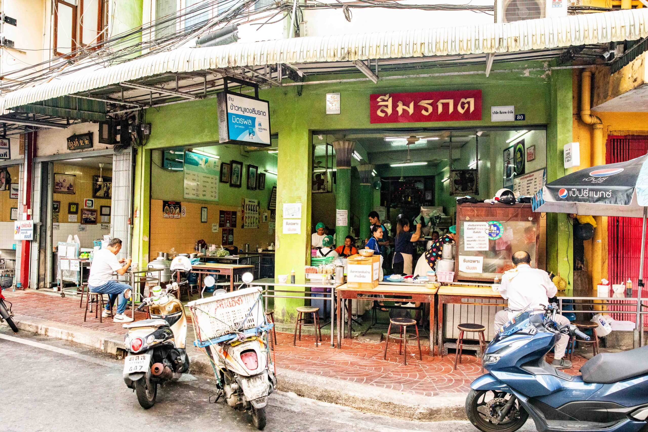 曼谷美食,曼谷叉燒飯,Khao Moo Daeng Si Morakot
