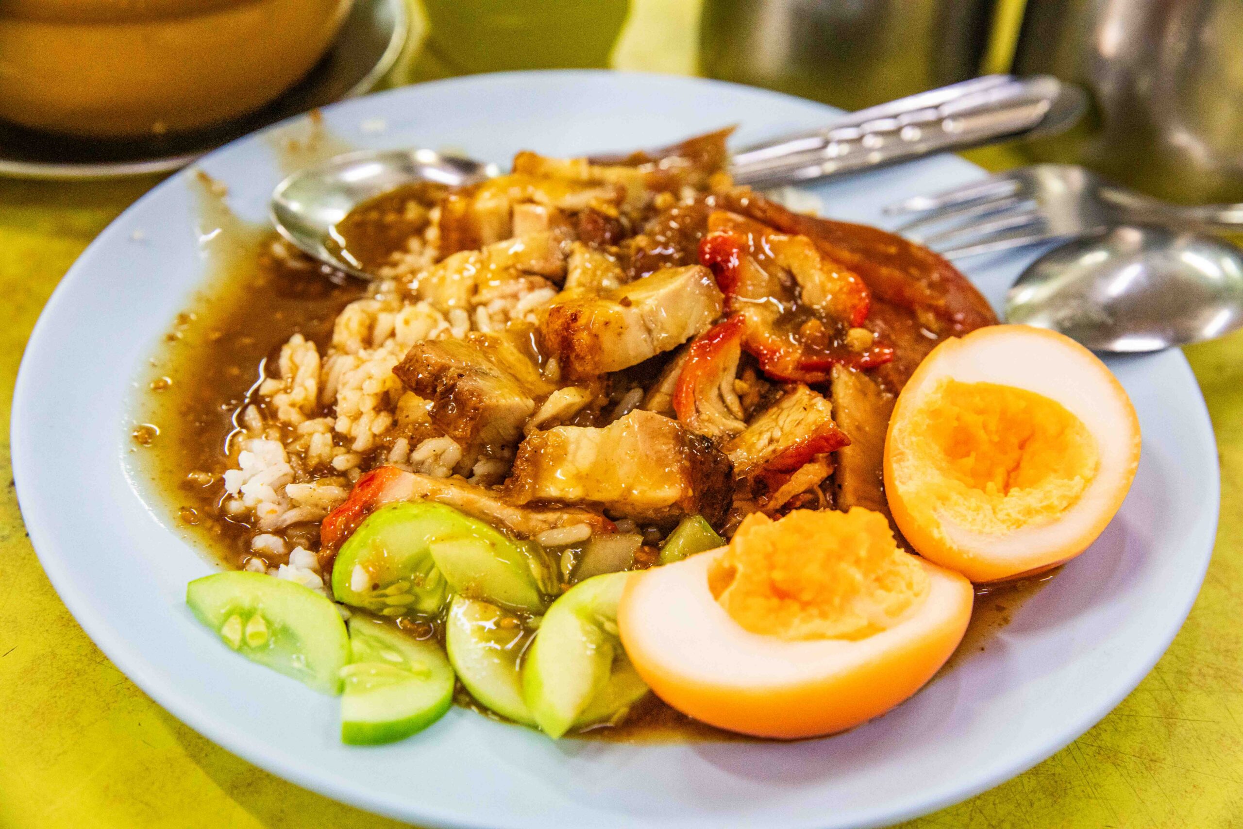 曼谷美食,曼谷叉燒飯,Khao Moo Daeng Si Morakot