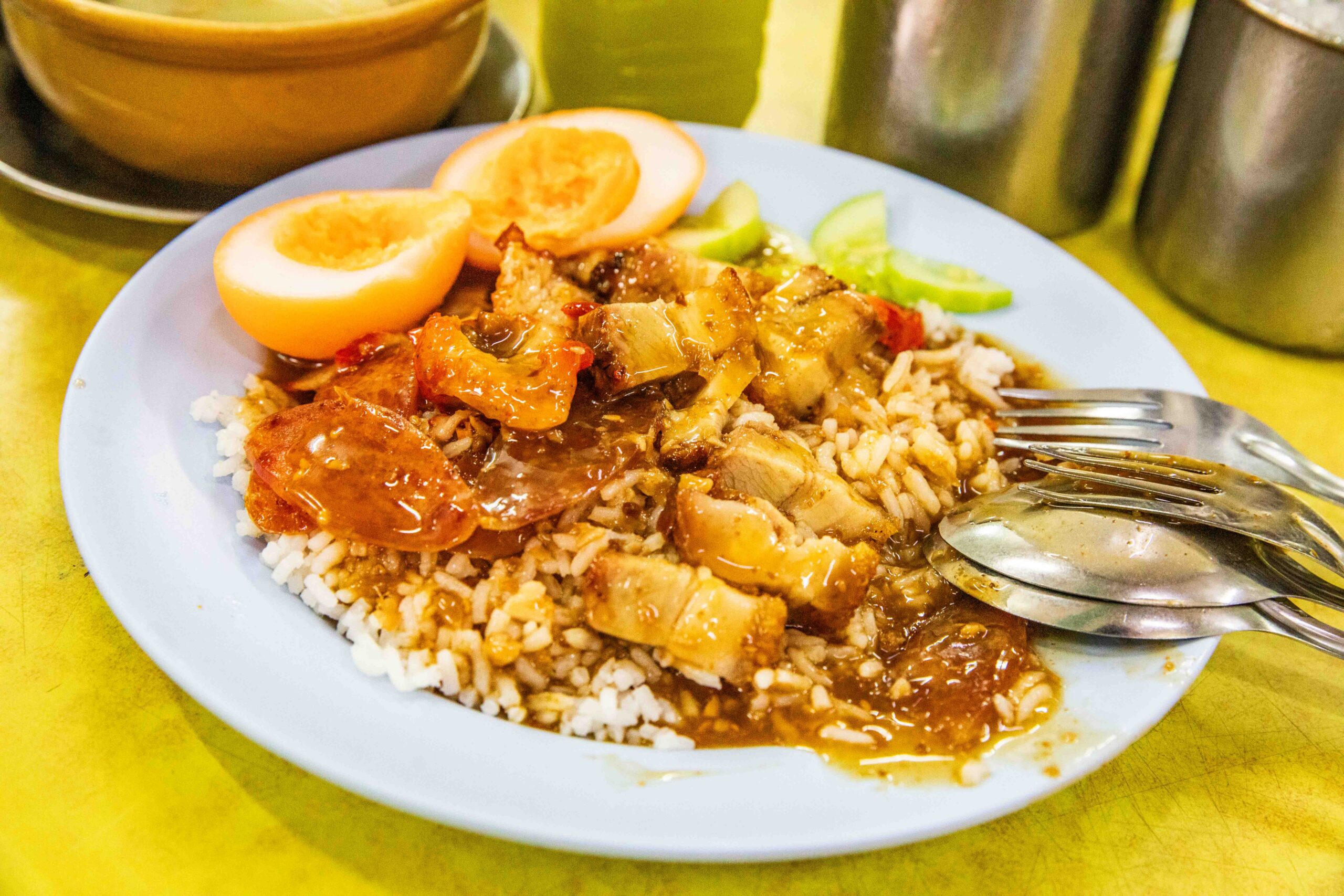 曼谷美食,曼谷叉燒飯,Khao Moo Daeng Si Morakot