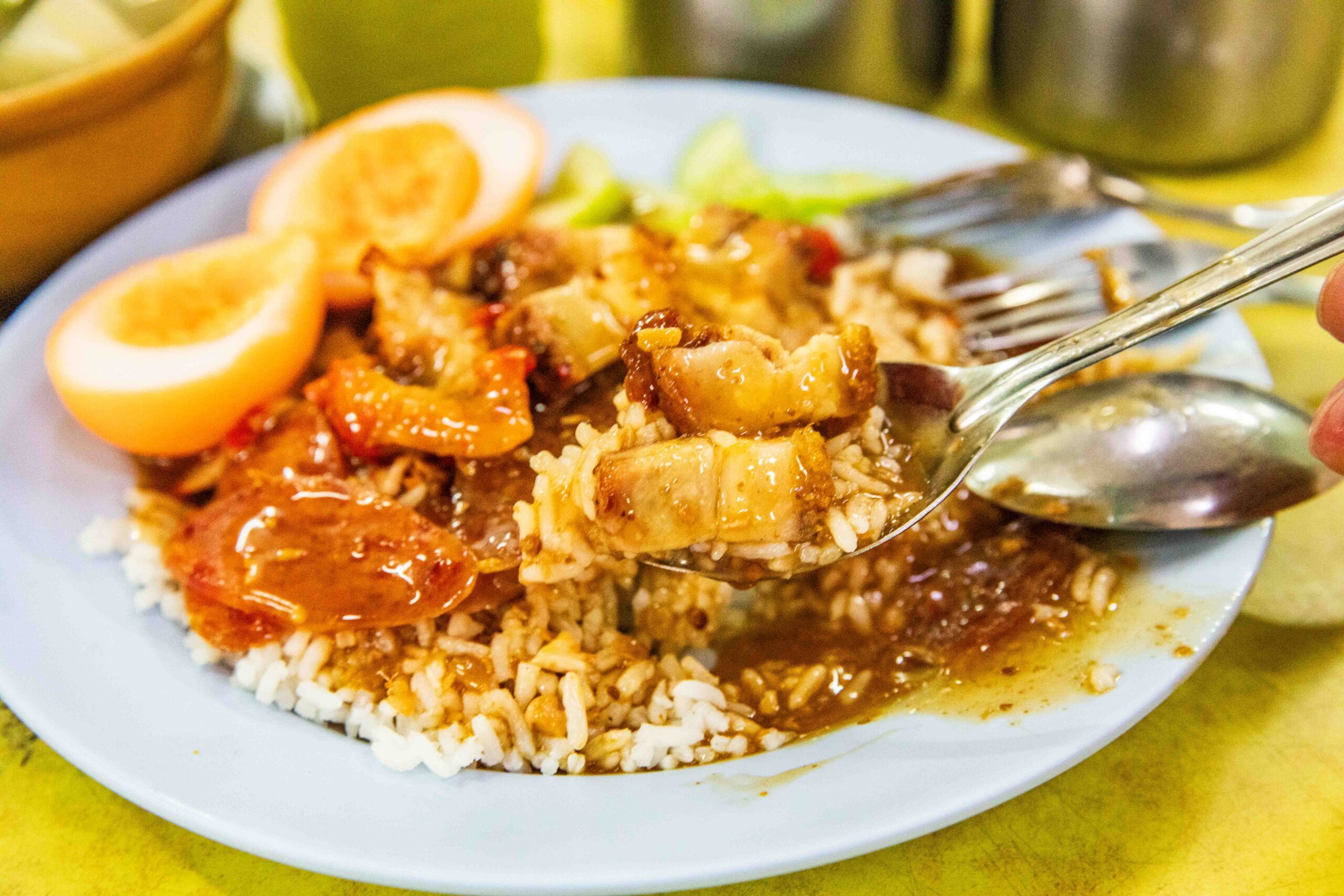 曼谷美食,曼谷叉燒飯,Khao Moo Daeng Si Morakot