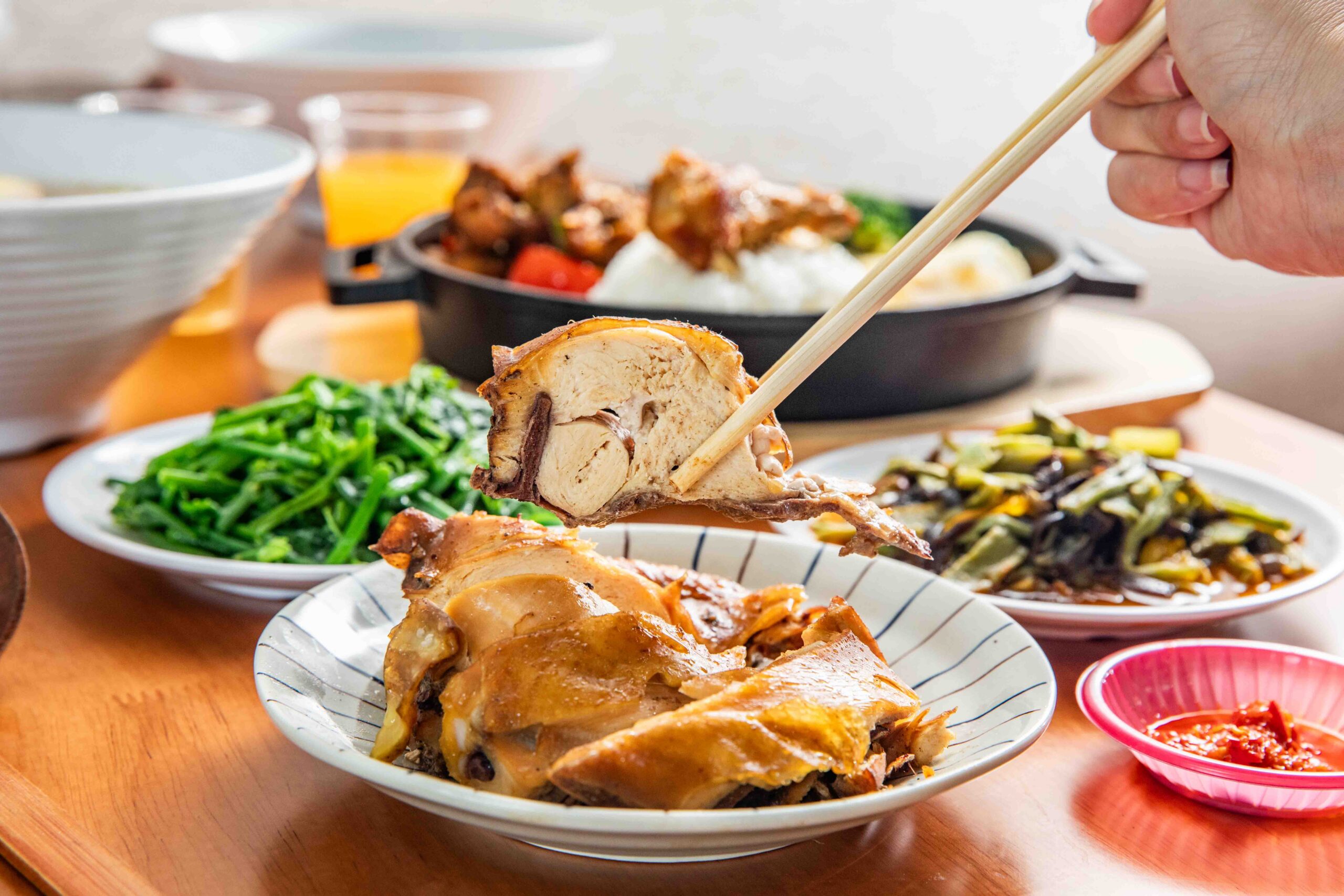 桃園美食,藝文特區美食,金小蔥雞湯米粉