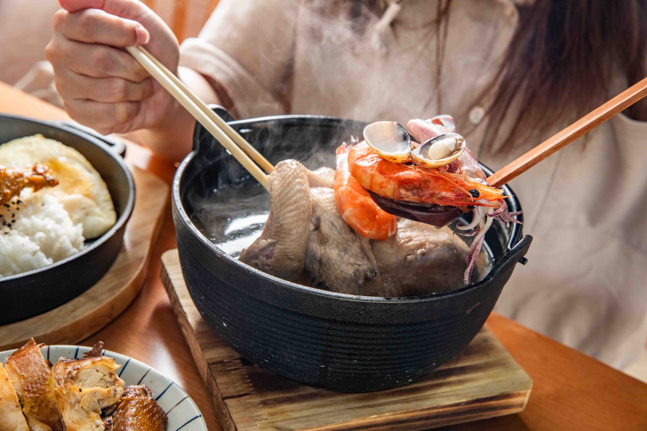 桃園美食,藝文特區美食,金小蔥雞湯米粉