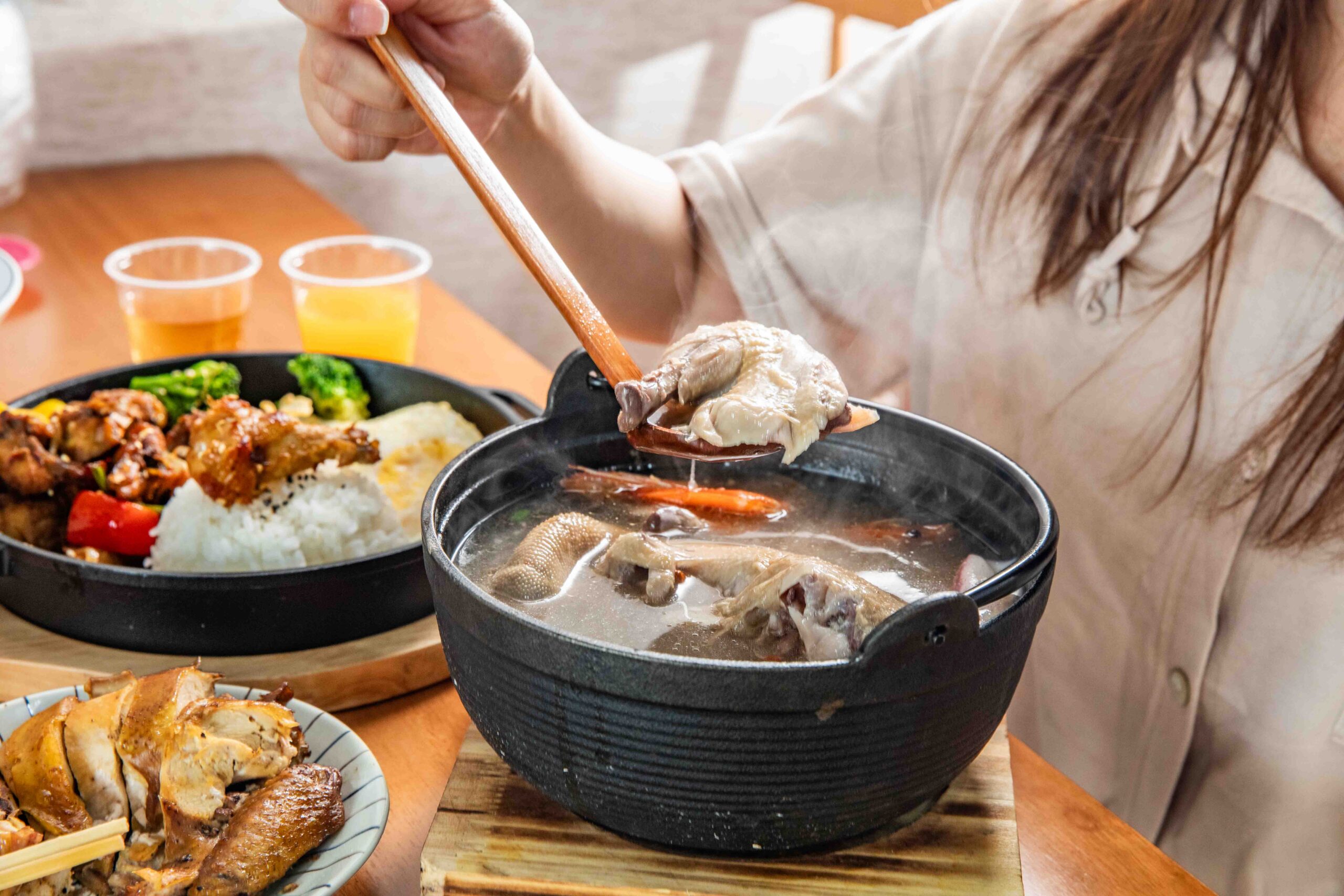 桃園美食,藝文特區美食,金小蔥雞湯米粉
