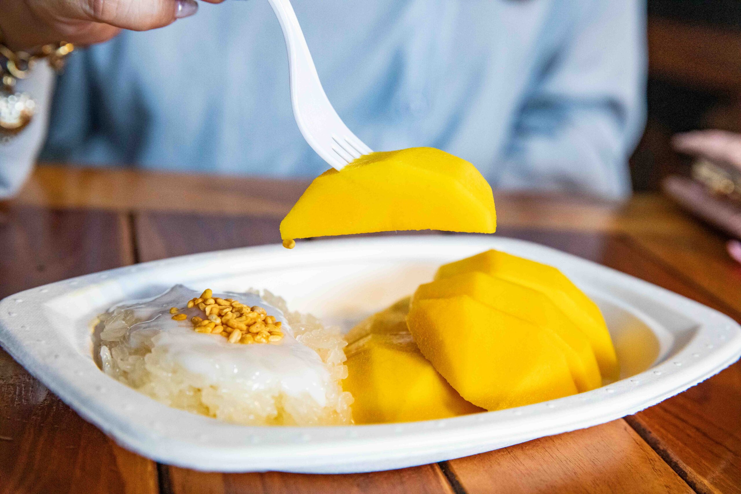 曼谷芒果糯米飯,曼谷美食,Kor Panich Sticky Rice 曼谷芒果糯米飯,曼谷美食,Kor Panich Sticky Rice