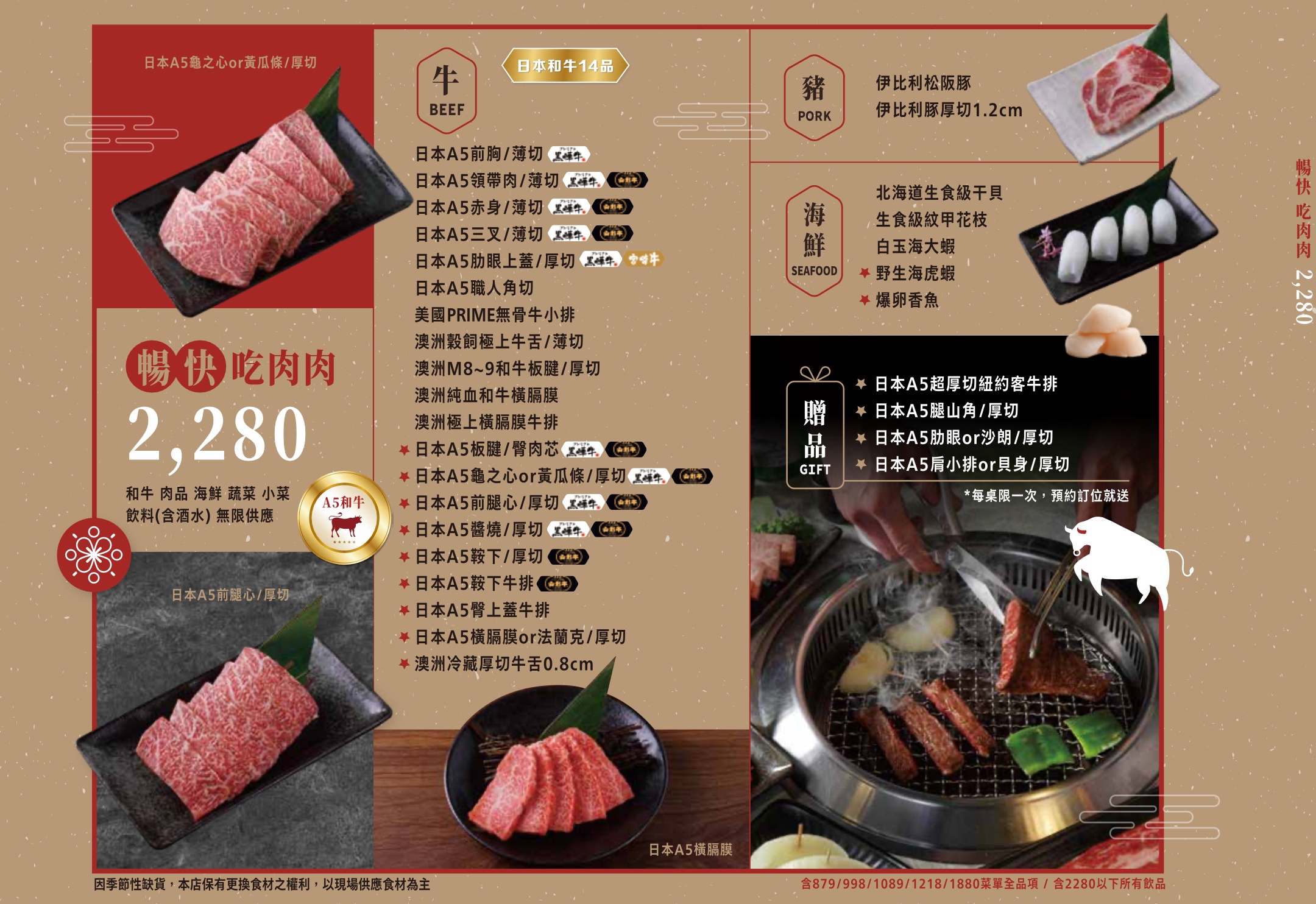 中壢燒肉吃到飽,中壢和牛吃到飽,吃肉肉焼き肉専門店中壢店