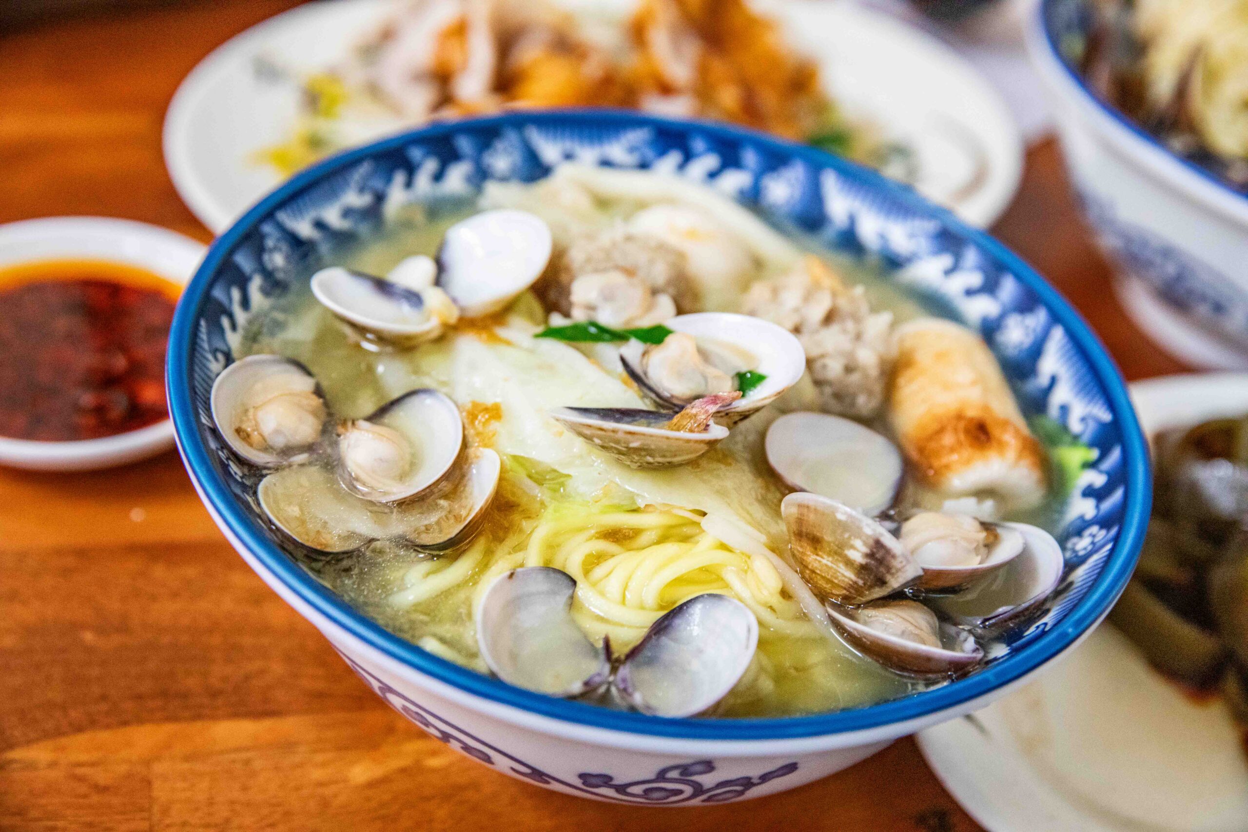 中壢美食,中壢小吃,中壢蛤蠣麵,好滋味麵館