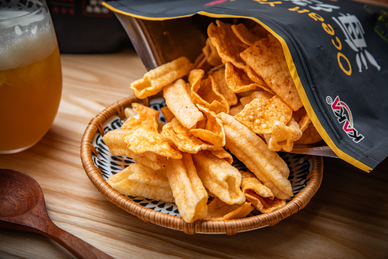 KAKA 海洋燒,宅配零食,追劇零食,海鮮脆餅,十三香小龍蝦風味脆片,金沙蝦球風味脆片,Costco好市多必買