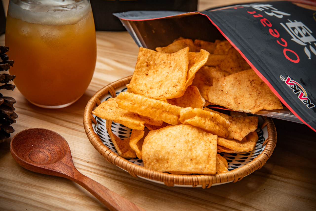 KAKA 海洋燒,宅配零食,追劇零食,海鮮脆餅,十三香小龍蝦風味脆片,金沙蝦球風味脆片,Costco好市多必買