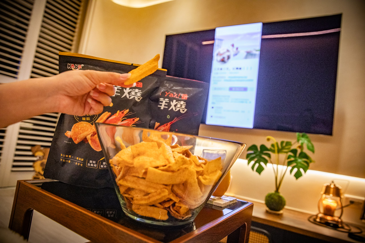 KAKA 海洋燒,宅配零食,追劇零食,海鮮脆餅,十三香小龍蝦風味脆片,金沙蝦球風味脆片,Costco好市多必買