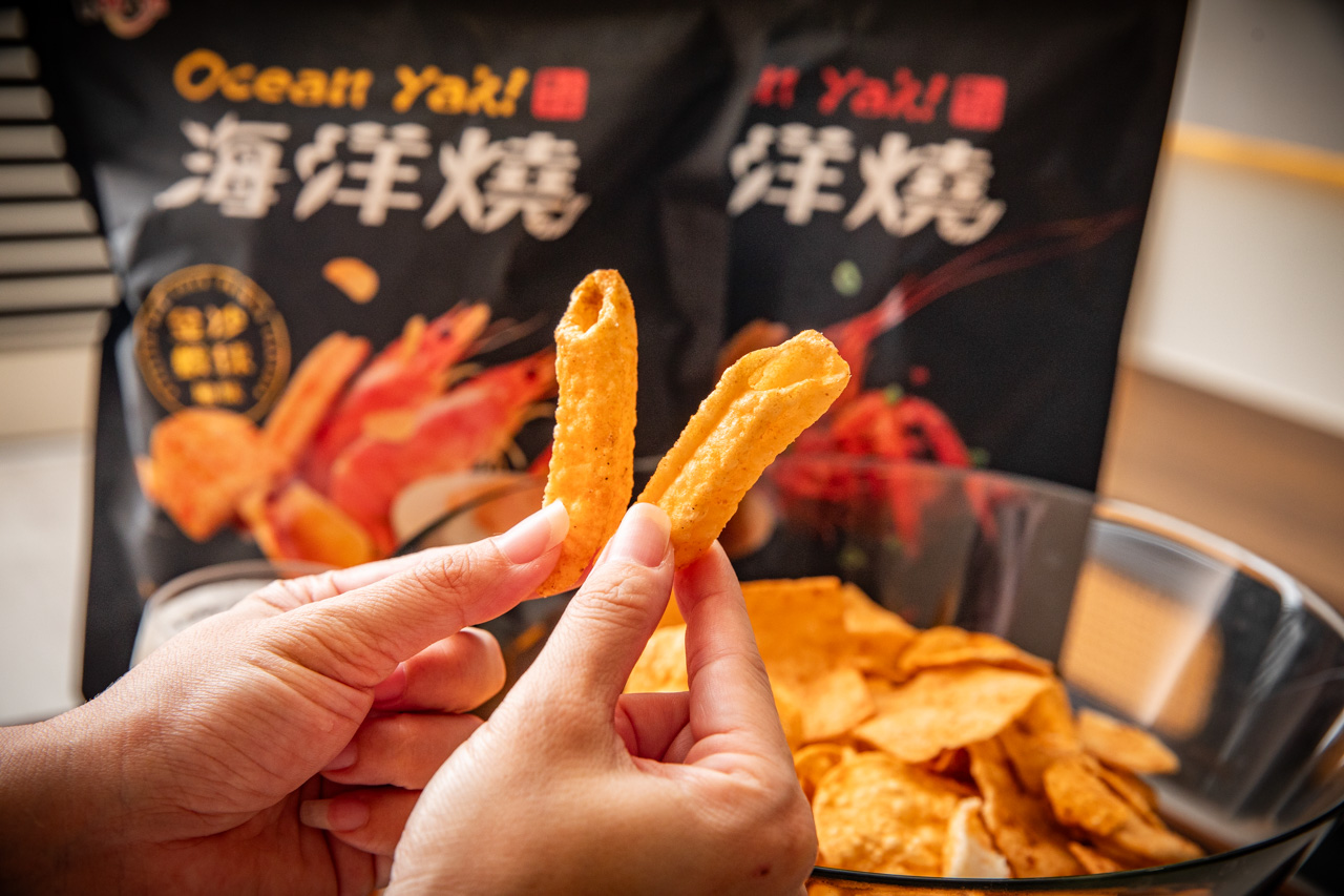 KAKA 海洋燒,宅配零食,追劇零食,海鮮脆餅,十三香小龍蝦風味脆片,金沙蝦球風味脆片,Costco好市多必買