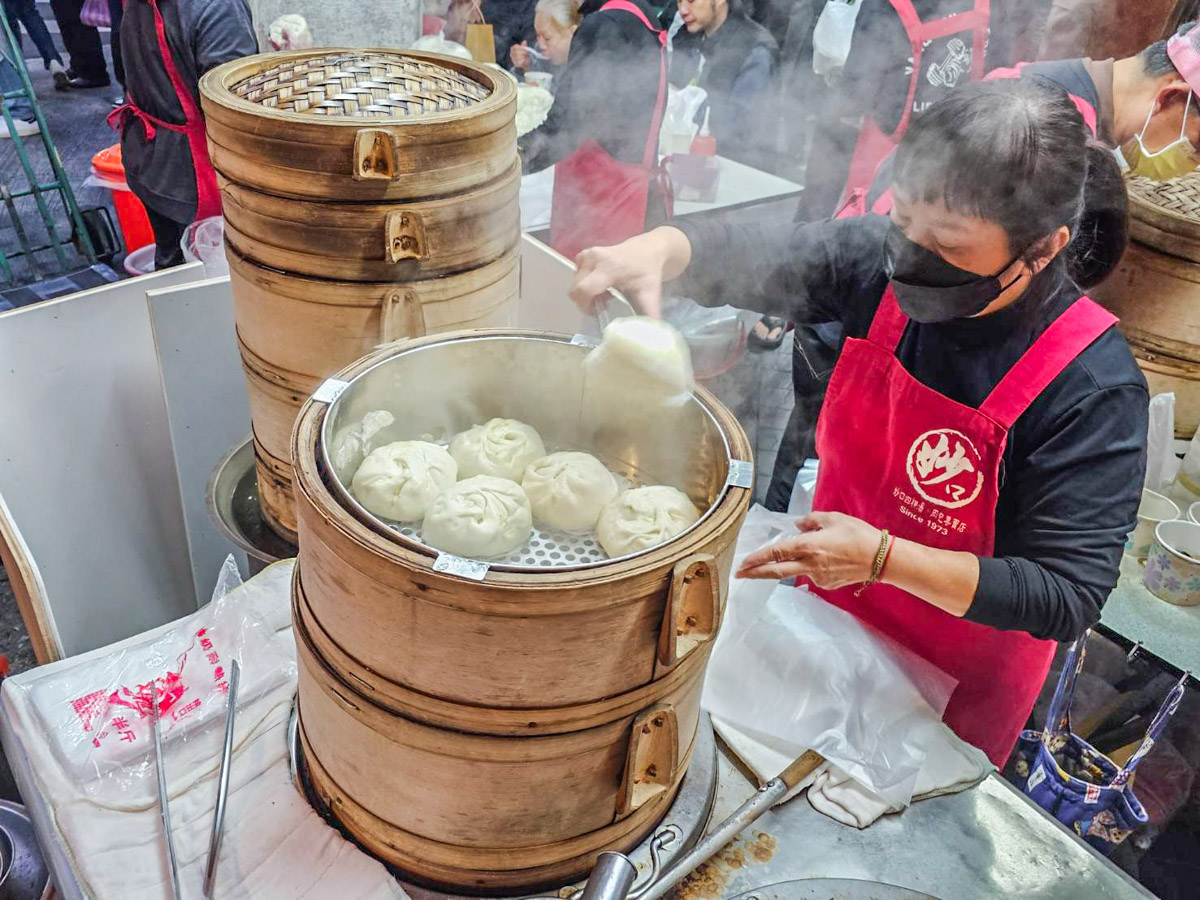 迪化街美食,迪化街包子,妙口四神湯肉包
