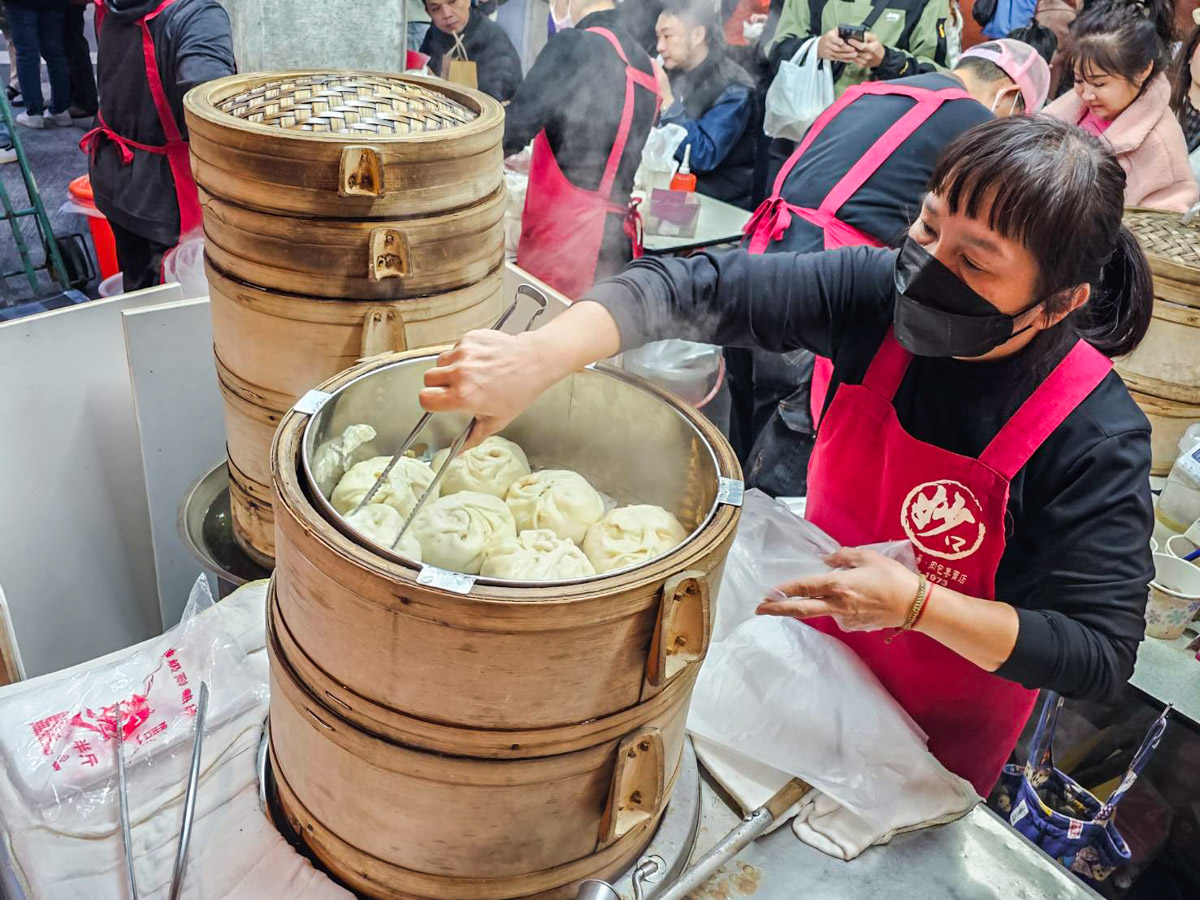 迪化街美食,迪化街包子,妙口四神湯肉包
