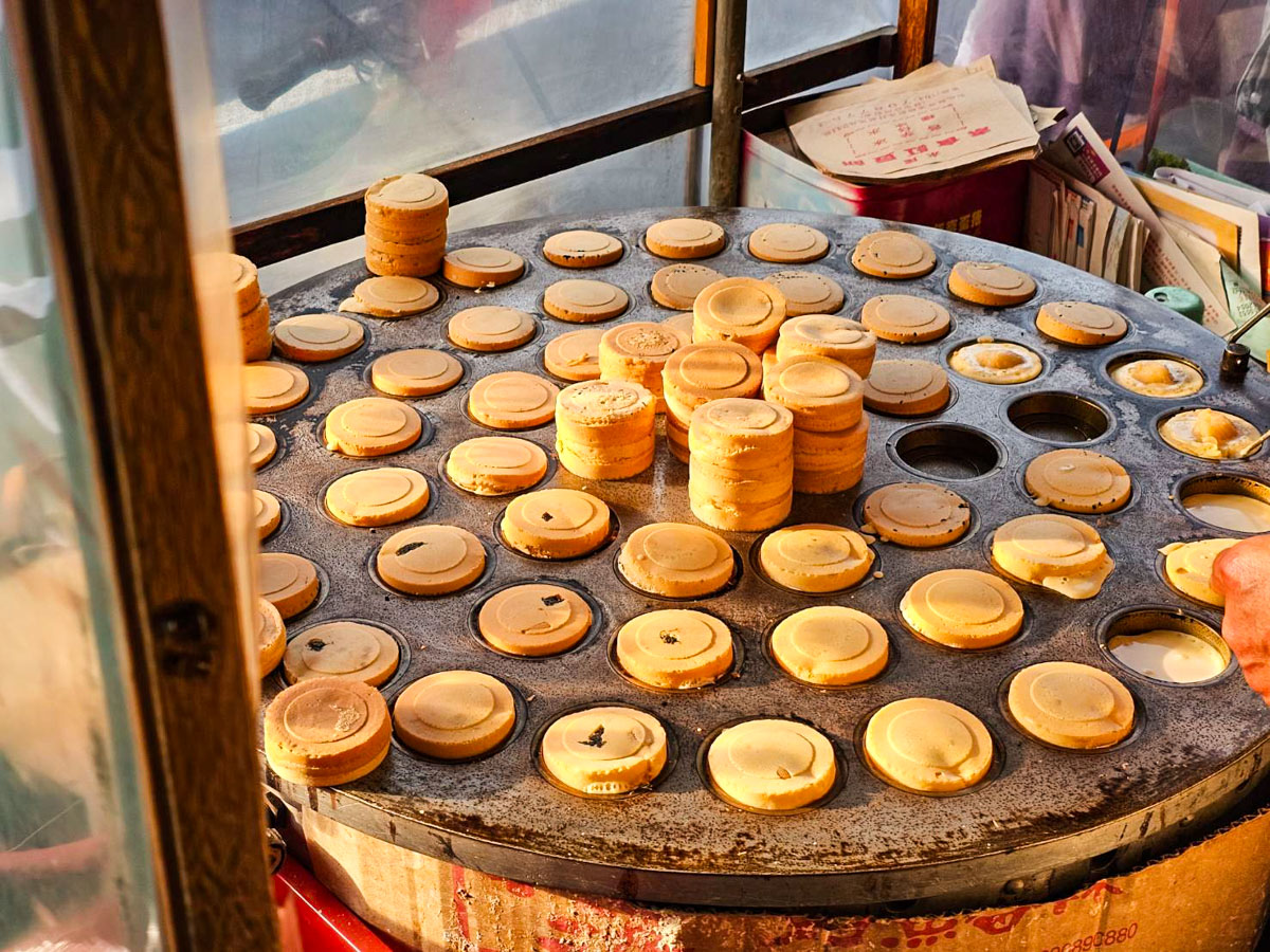 伸港美食,伸港車輪餅,水尾素食紅豆餅