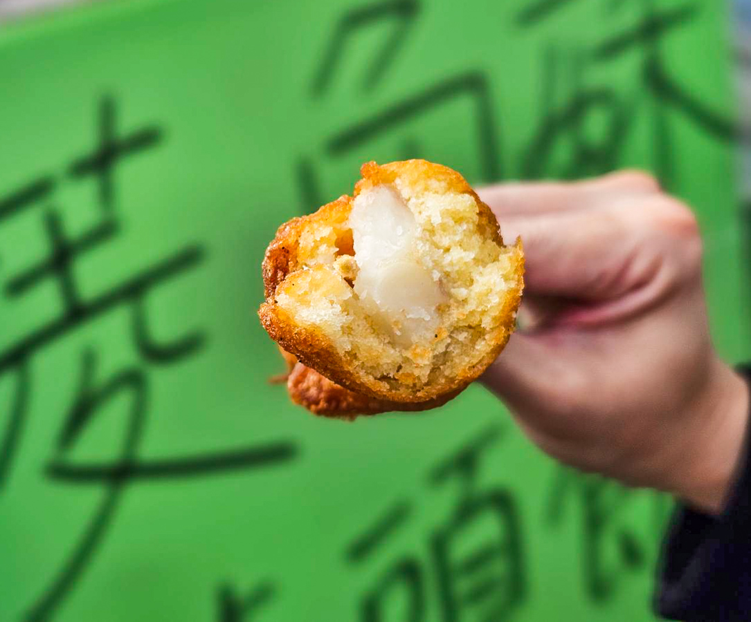 員林美食,員林第一市場美食,員林第一市場菱角酥