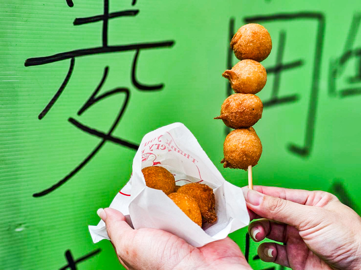 員林美食,員林第一市場美食,員林第一市場菱角酥