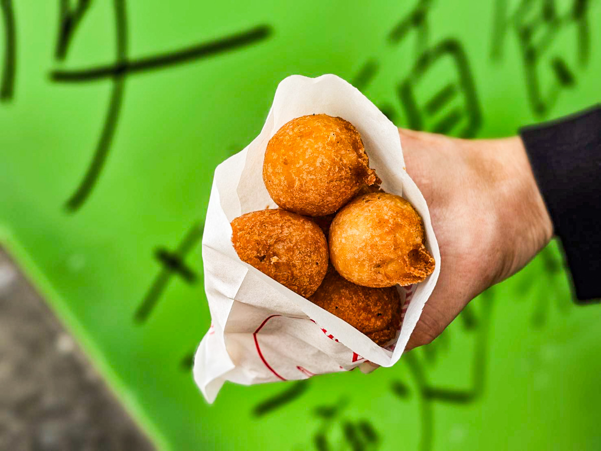 員林美食,員林第一市場美食,員林第一市場菱角酥