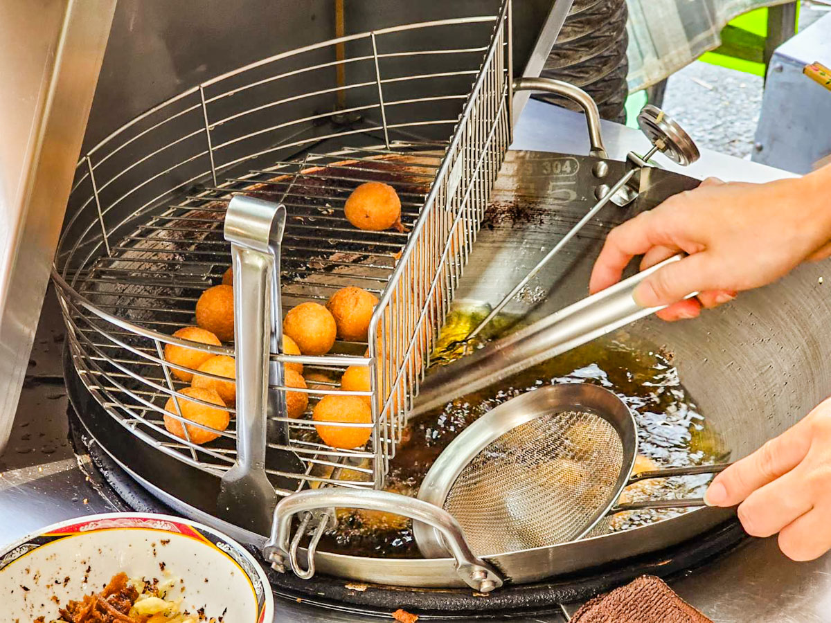 員林美食,員林第一市場美食,員林第一市場菱角酥