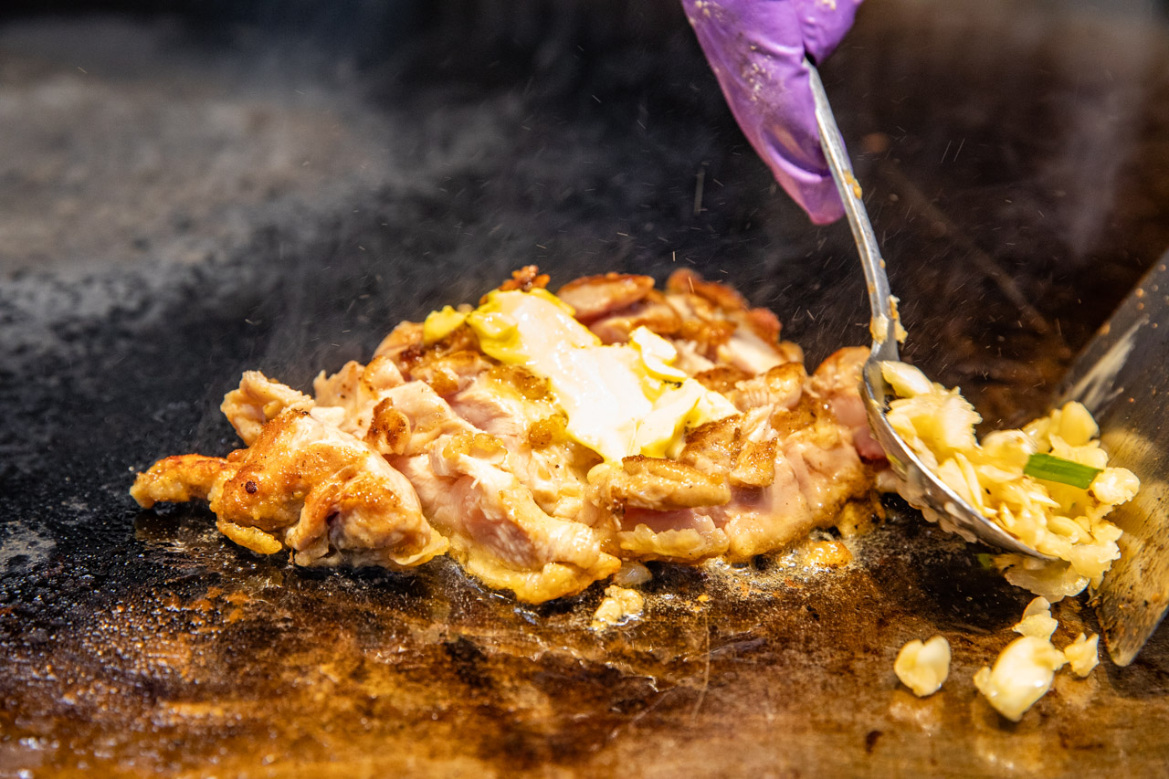 士林夜市美食,士林夜市鐵板燒,老攤鐵板燒