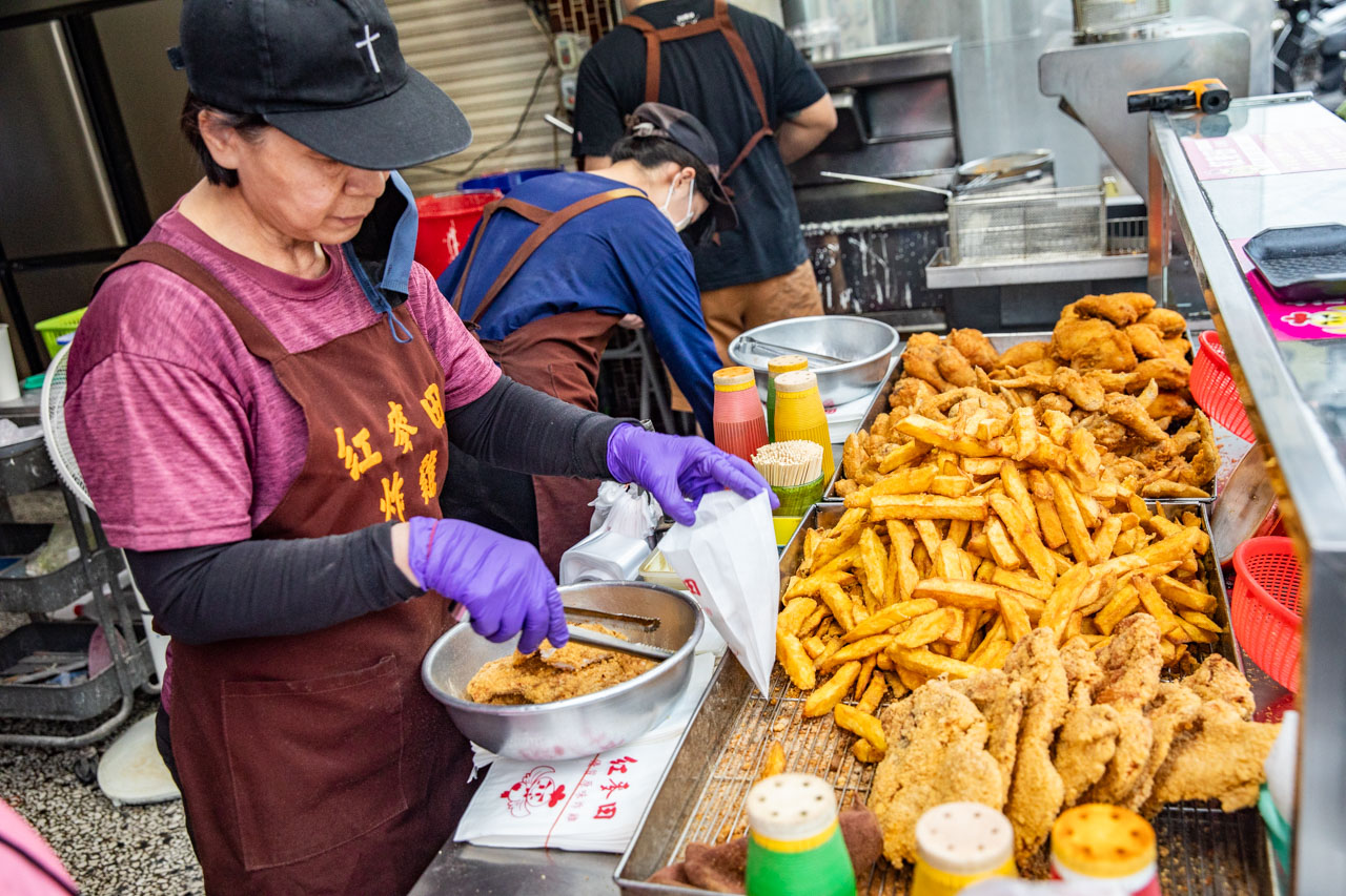 紅麥田炸雞北港總店,北港美食,北港炸雞