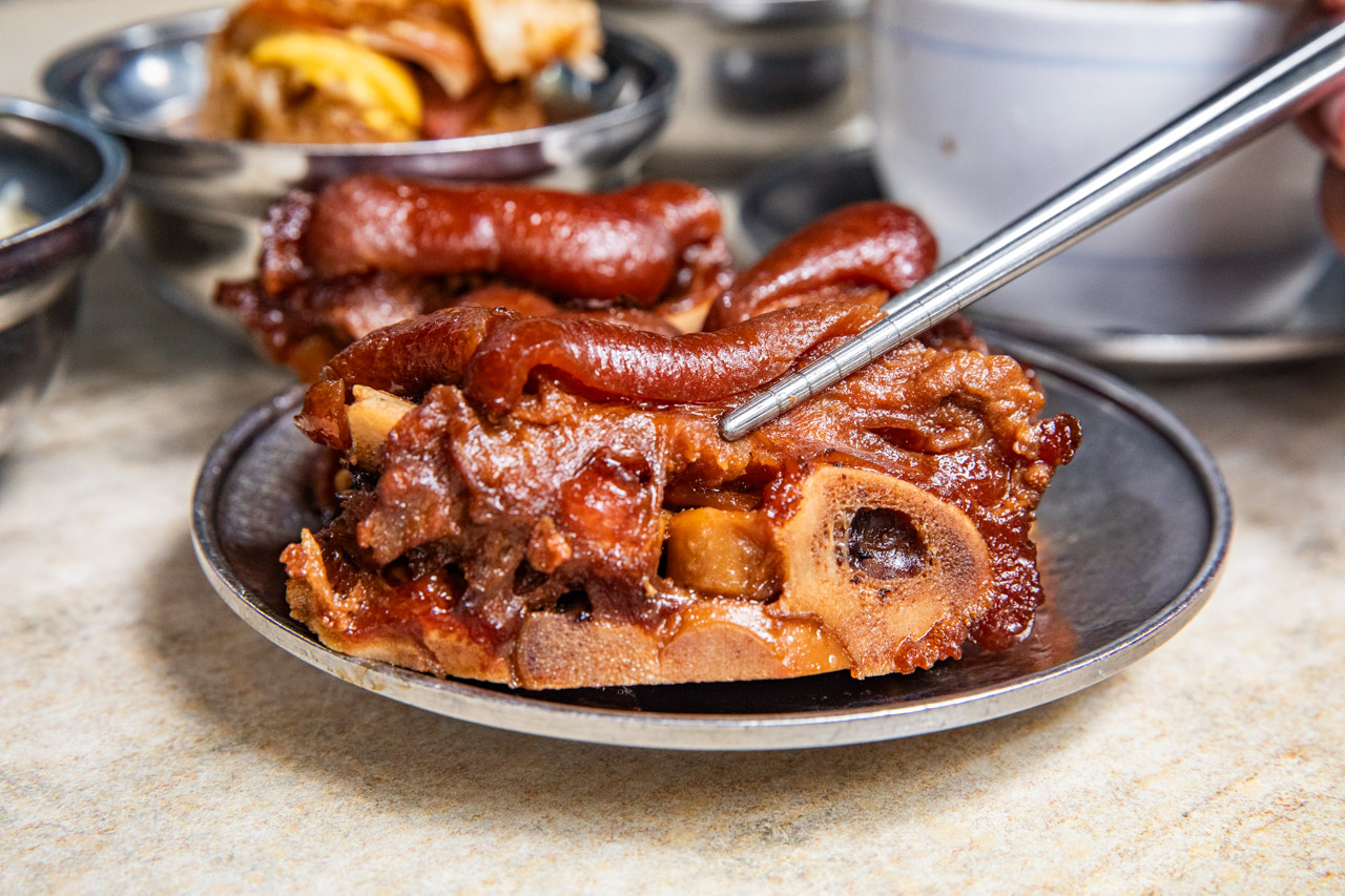 南機場夜市美食,南機場夜市豬腳,曉迪筒仔米糕