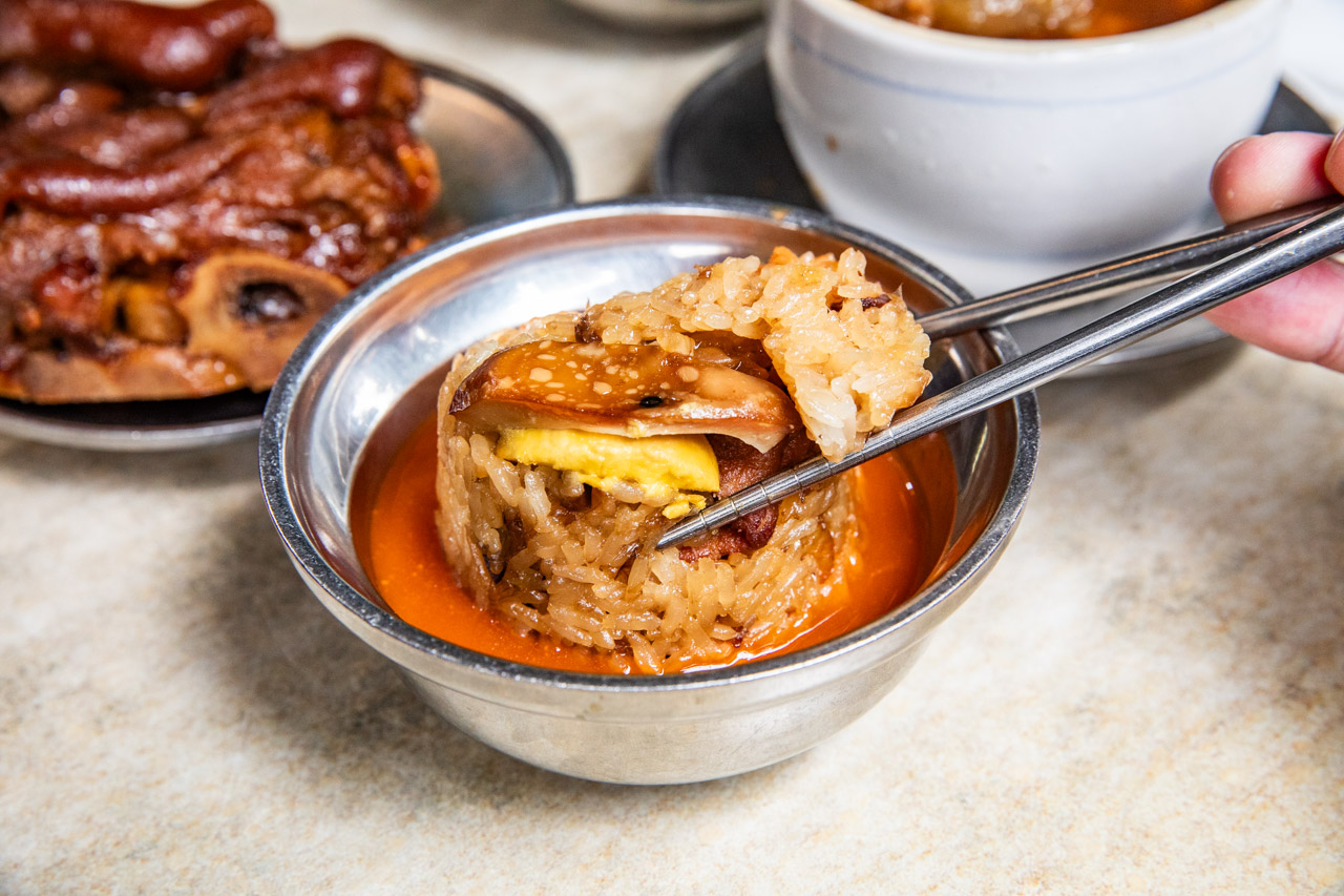 南機場夜市美食,南機場夜市豬腳,曉迪筒仔米糕