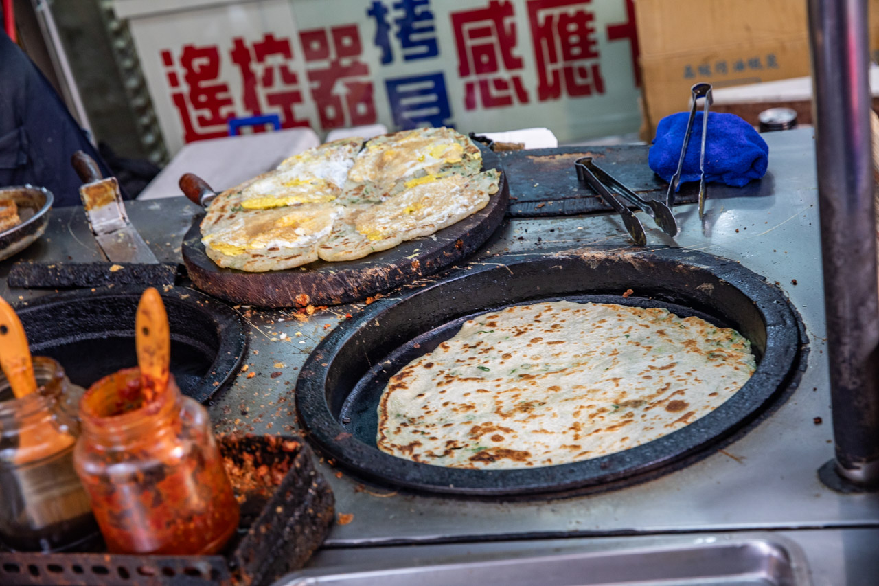 三峽老街美食,三峽美食,好好吃蔥油餅