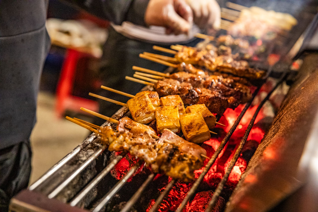 北港美食,北港碳烤,串香珍串燒