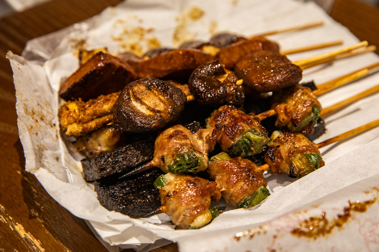 北港美食,北港碳烤,串香珍串燒