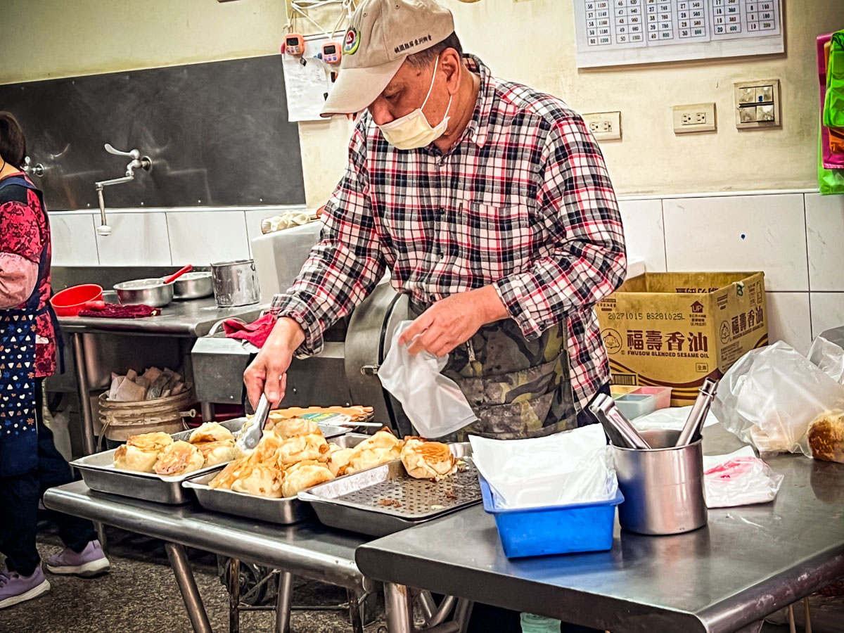 桃園南門市場美食,南門市場林記水煎包,桃園美食