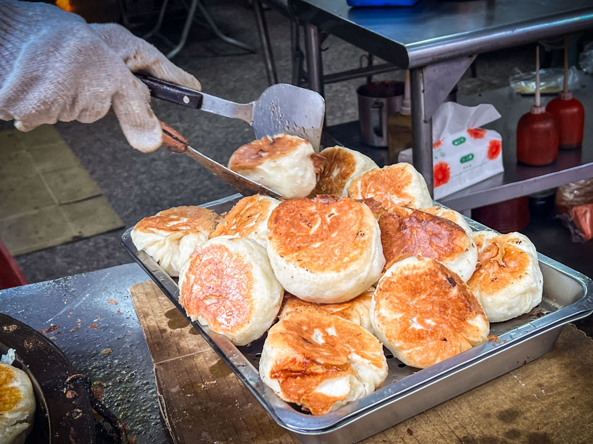 桃園南門市場美食,南門市場林記水煎包,桃園美食