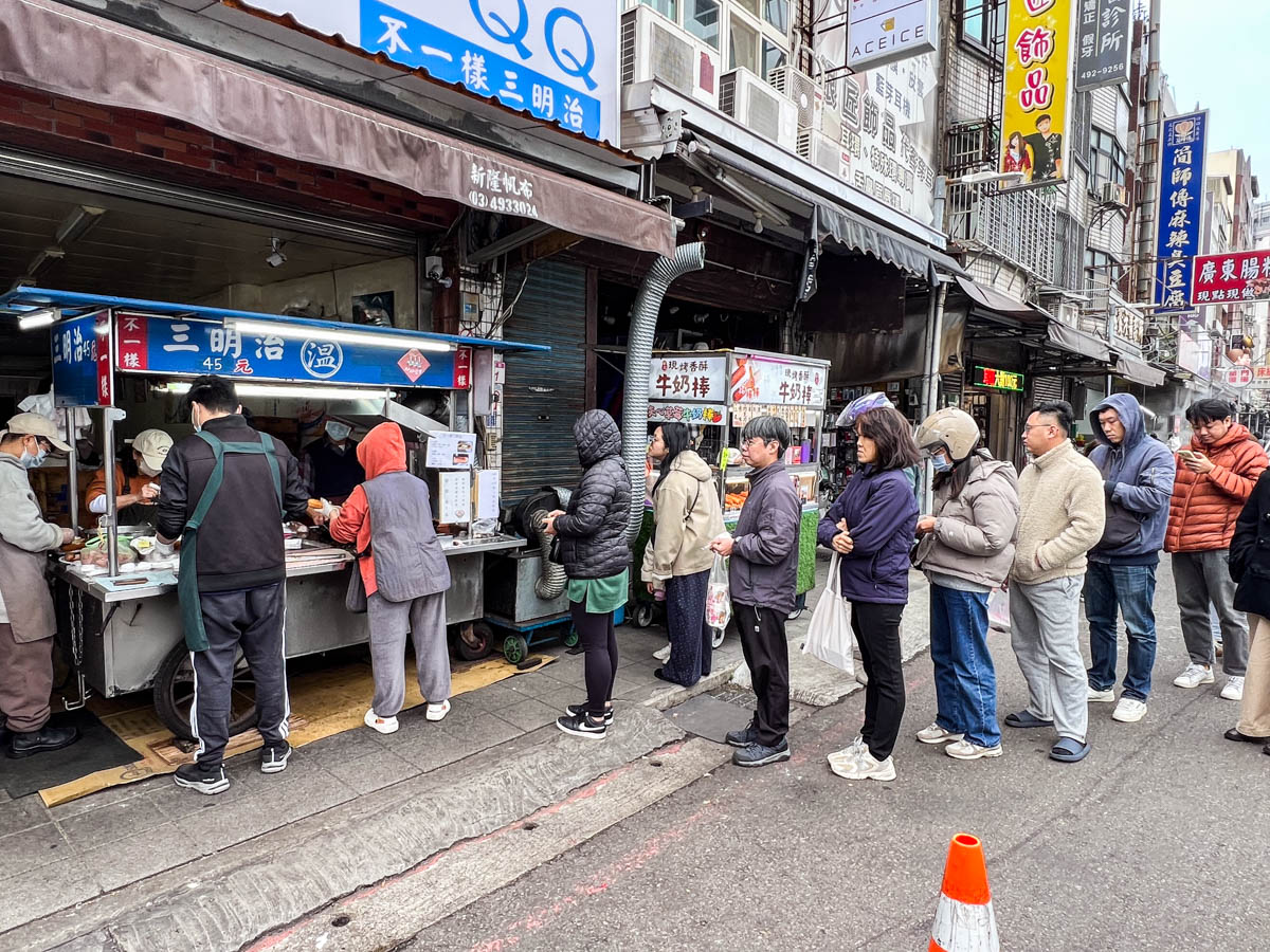 中壢夜市美食,中壢小吃,温記不一樣三明治
