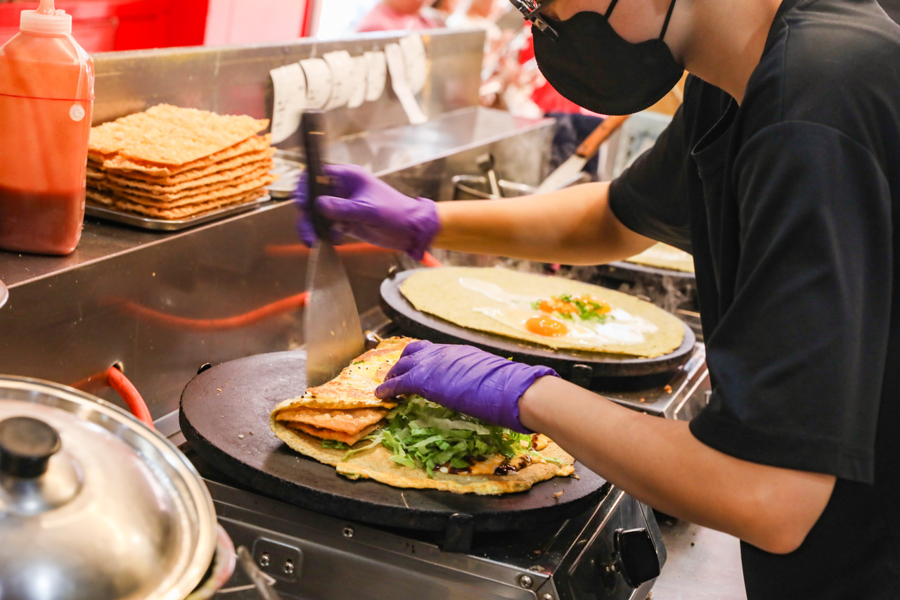 高雄美食,高雄煎餅果子,洪記煎餅果子