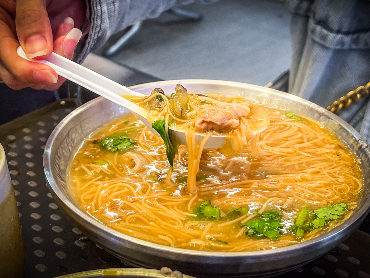 中壢美食,中壢宵夜, 板橋中山公園蚵仔麵線甜不辣(中壢延平店)